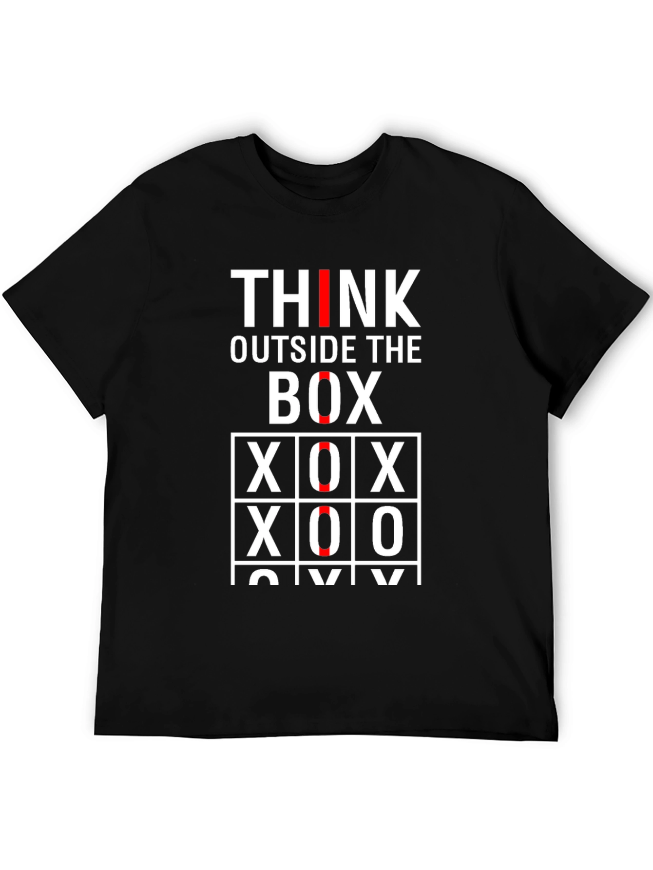 Think Outside the Box Tic-Tac-Toe Graphic Tee