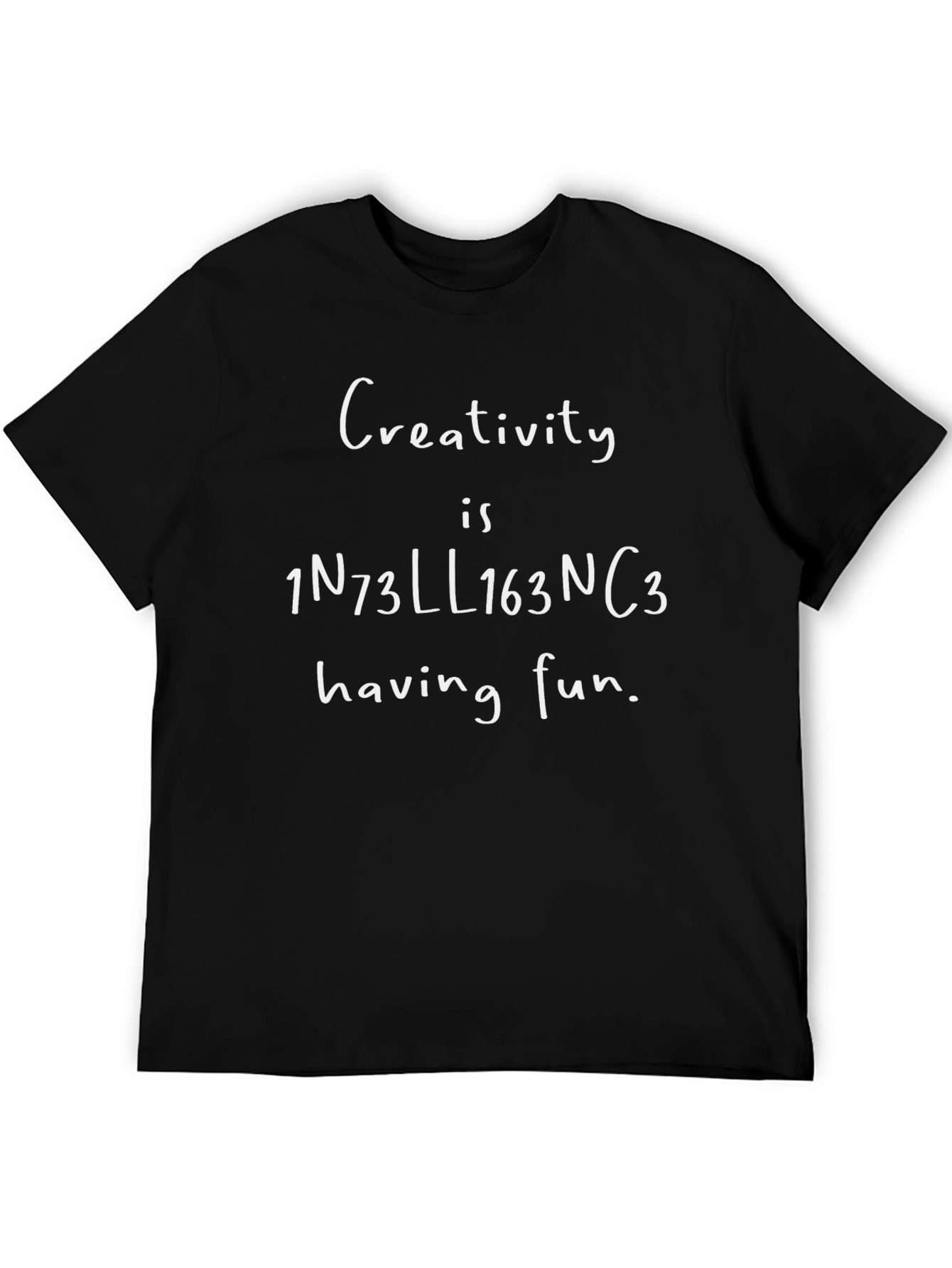 Creative Fun T-Shirt - Creativity is Intelligence