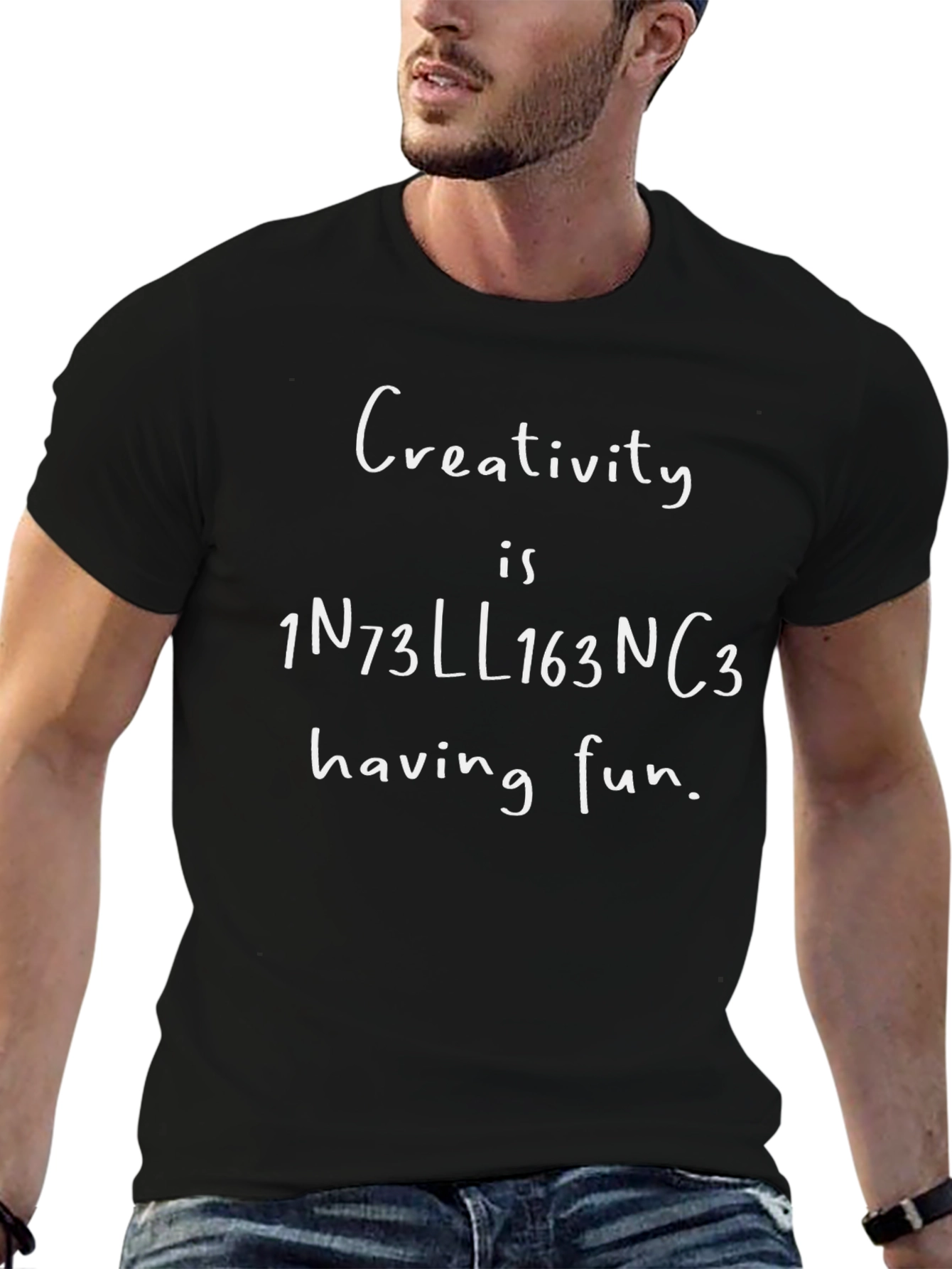 Creative Fun T-Shirt - Creativity is Intelligence