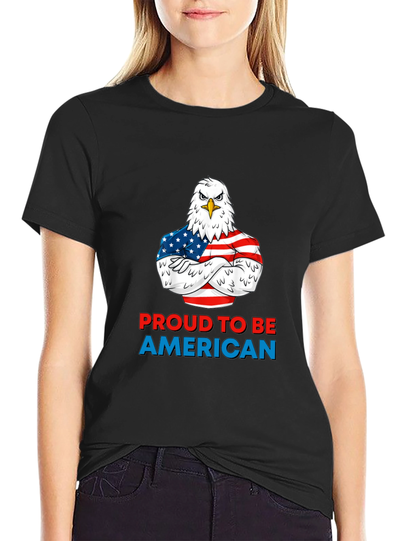 Patriotic Eagle T-Shirt - Proud American Apparel