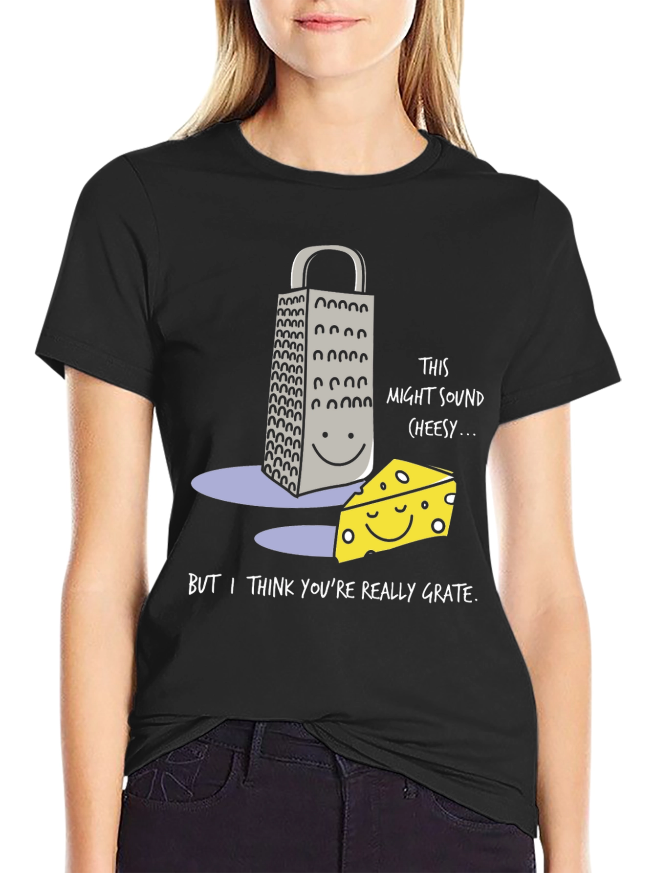 Cheesy Pun Graphic T-Shirt