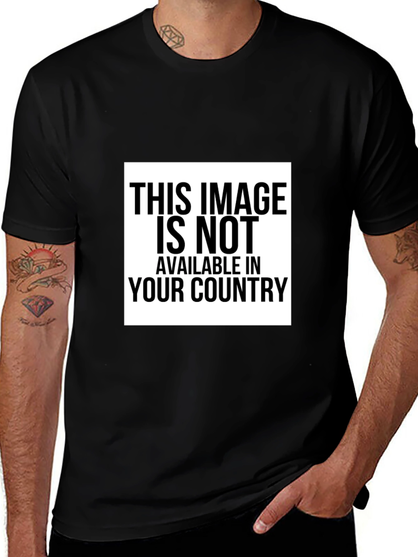 Unavailable Image Black T-Shirt