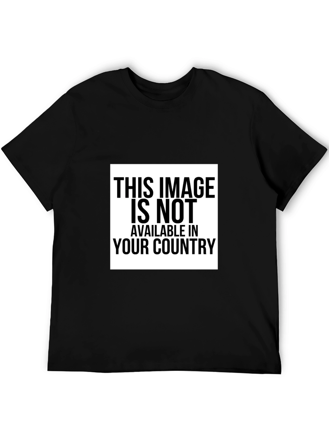 Unavailable Image Black T-Shirt