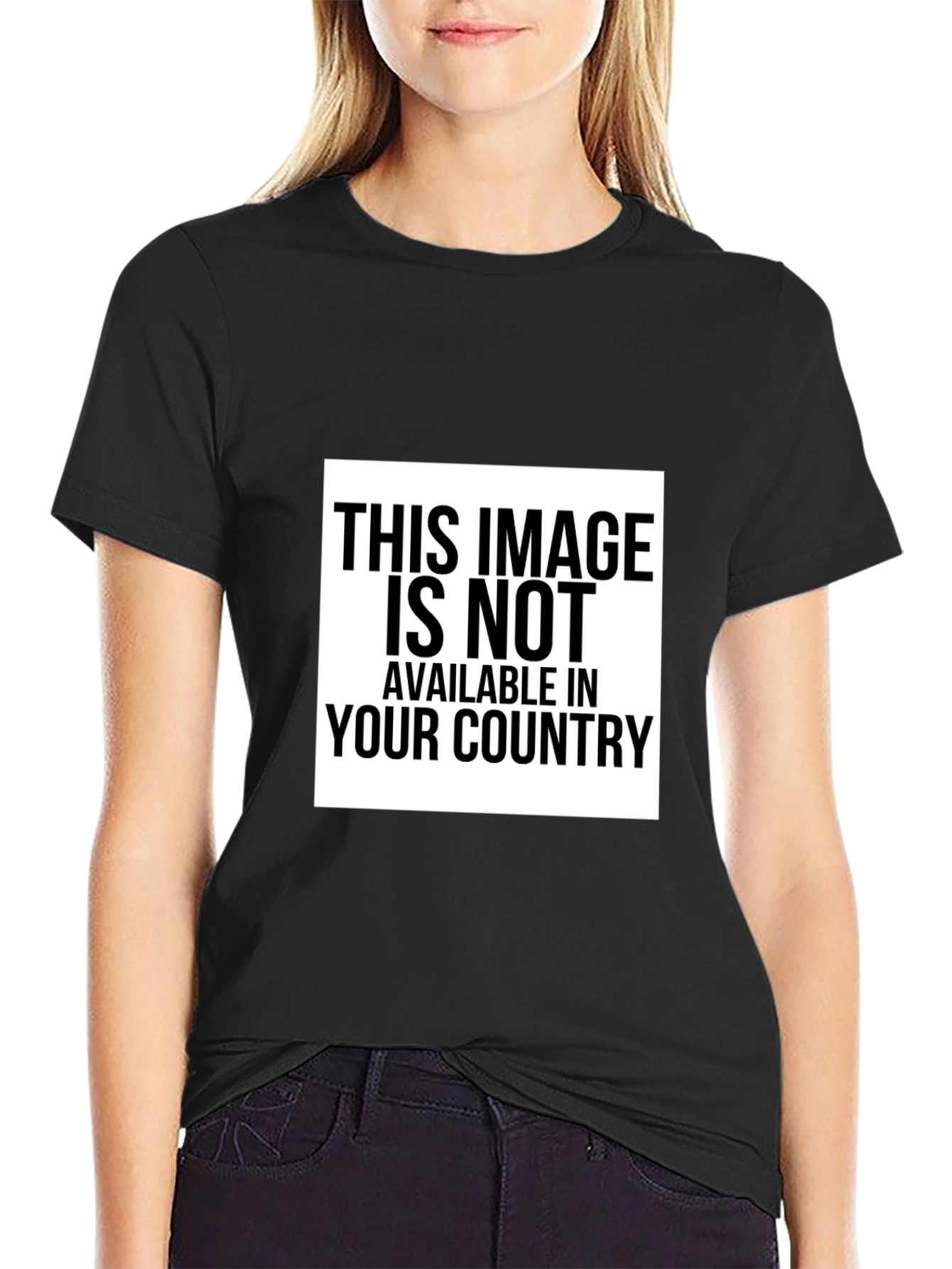 Unavailable Image Black T-Shirt