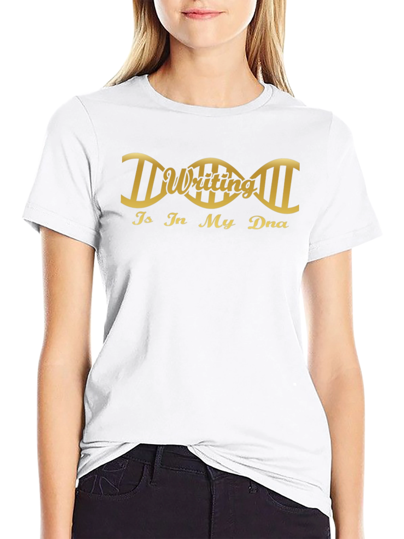 Writing is in My DNA Graphic T-Shirt