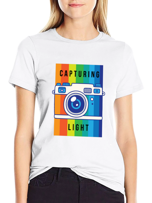 Capturing Light Camera Graphic T-Shirt