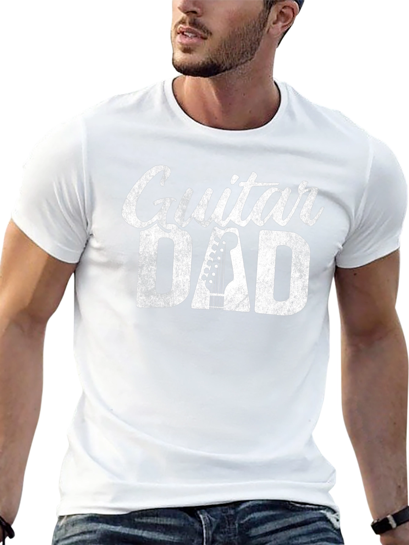 Guitar Dad Tee - Cool Musician Fathers Day Gift