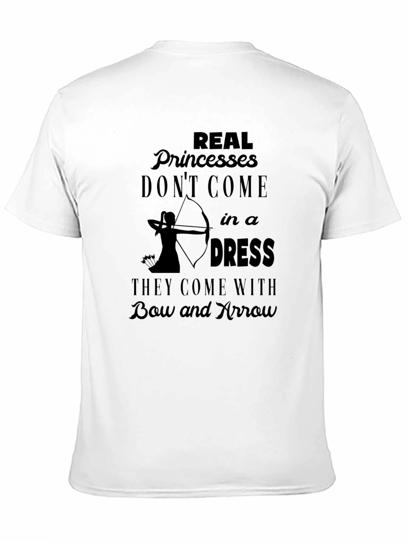 Real Princesses Bow and Arrow Graphic Tee