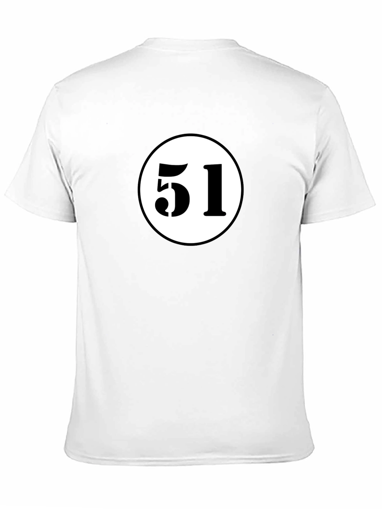 Retro Number 51 T-Shirt - Classic Design