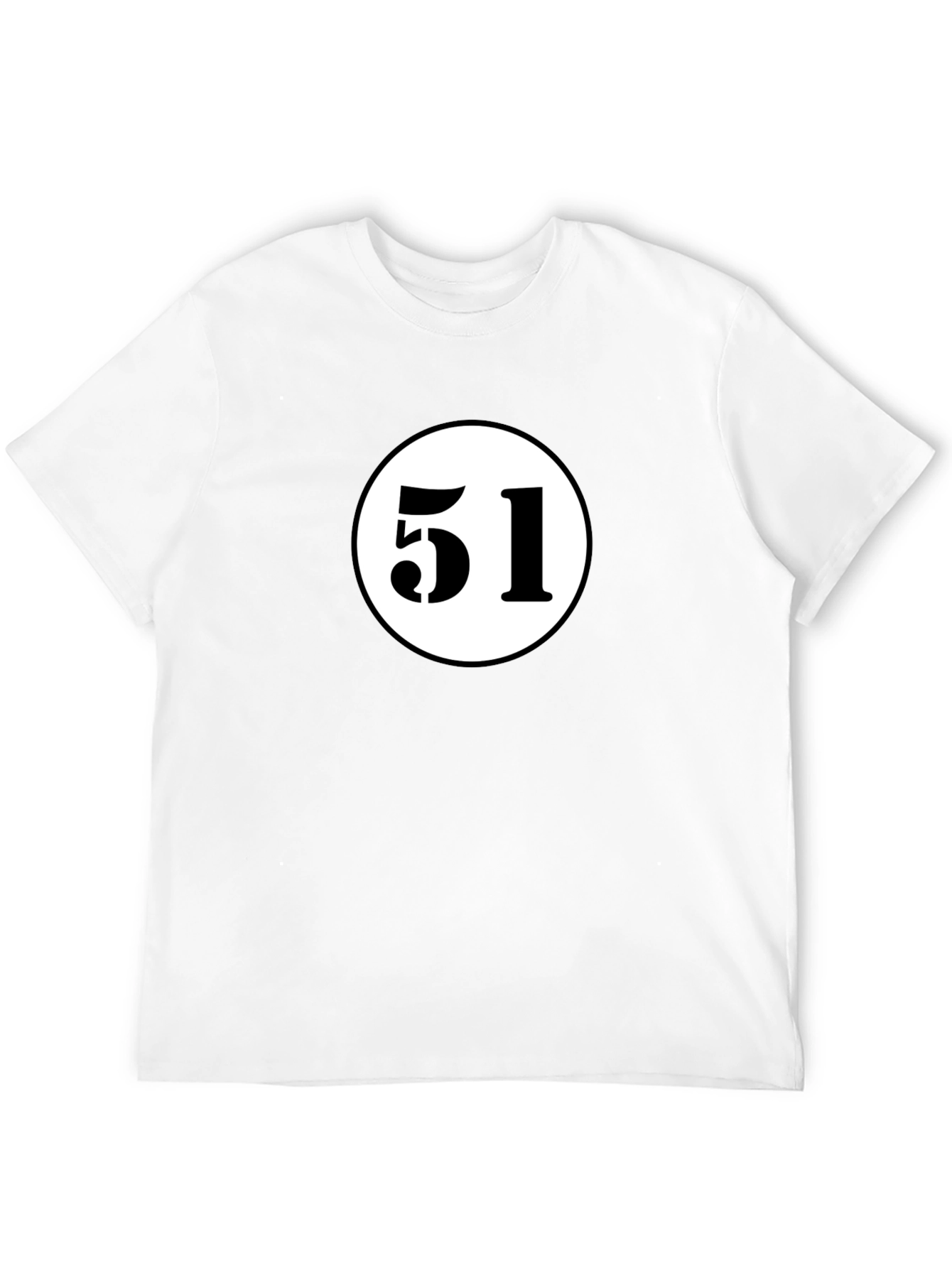 Retro Number 51 T-Shirt - Classic Design