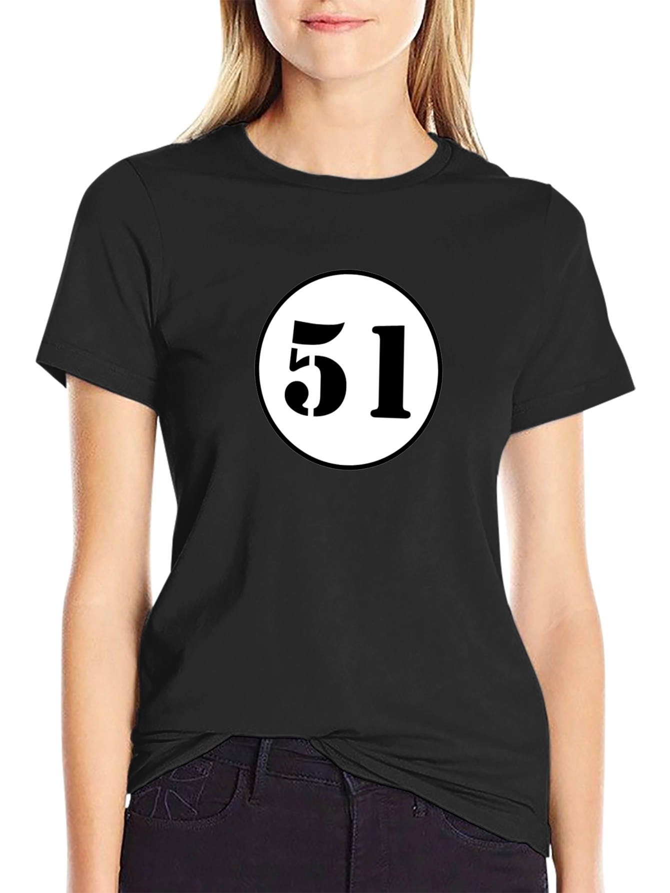 Retro Number 51 T-Shirt - Classic Design