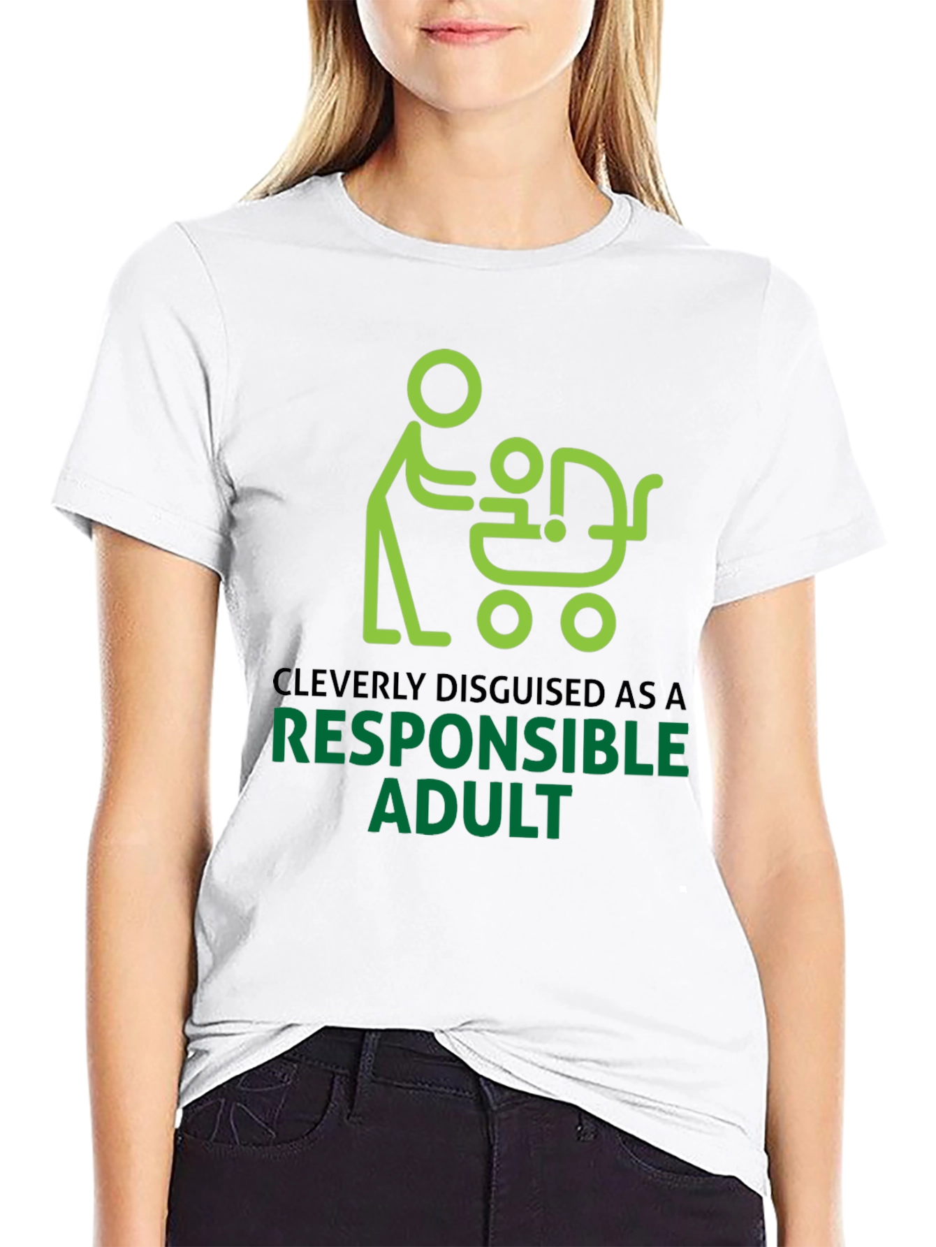 Cleverly Disguised Responsible Adult Graphic Tee