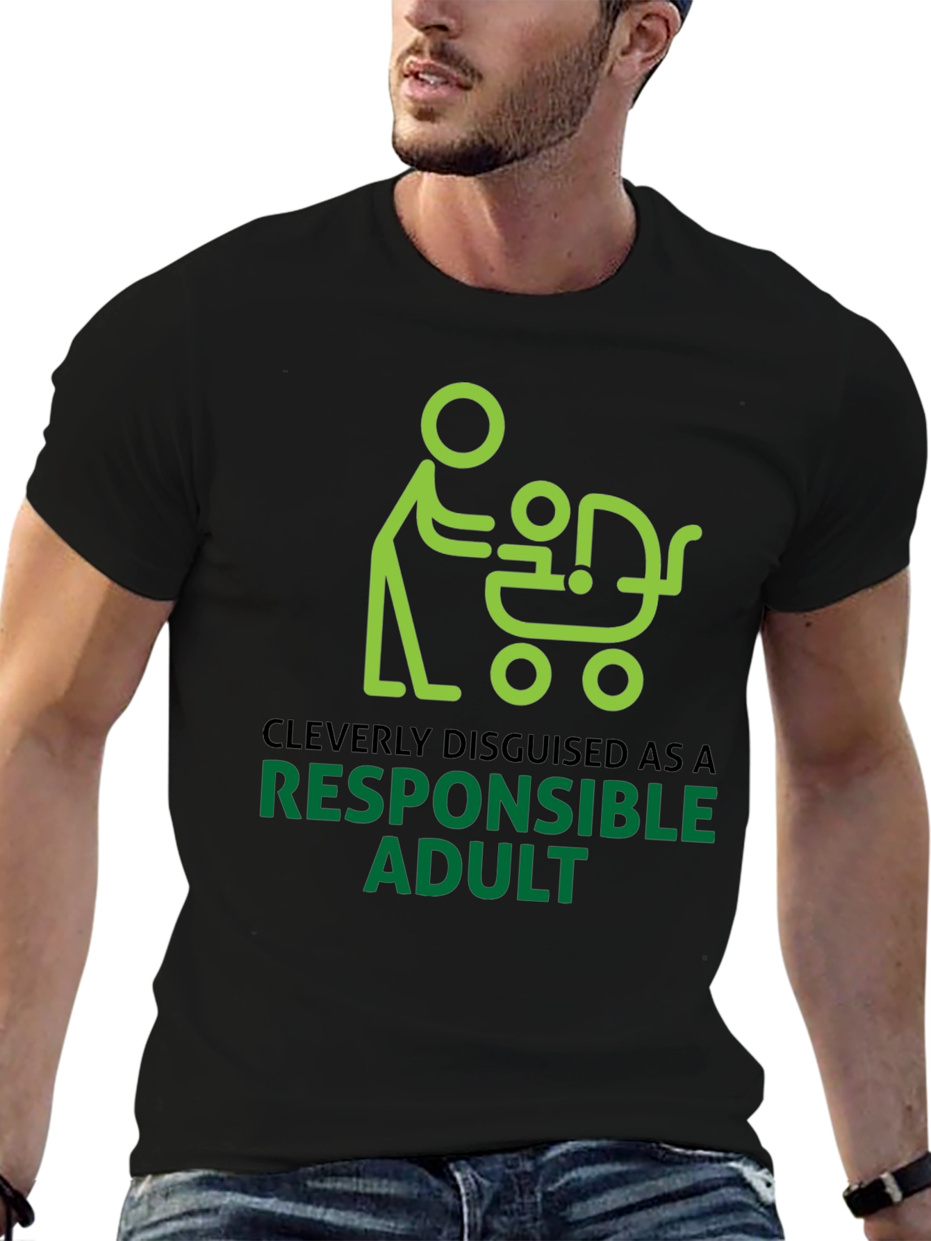 Cleverly Disguised Responsible Adult Graphic Tee