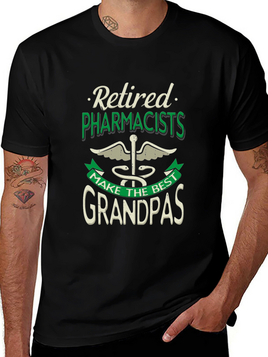 Retired Pharmacists Best Grandpas T-Shirt