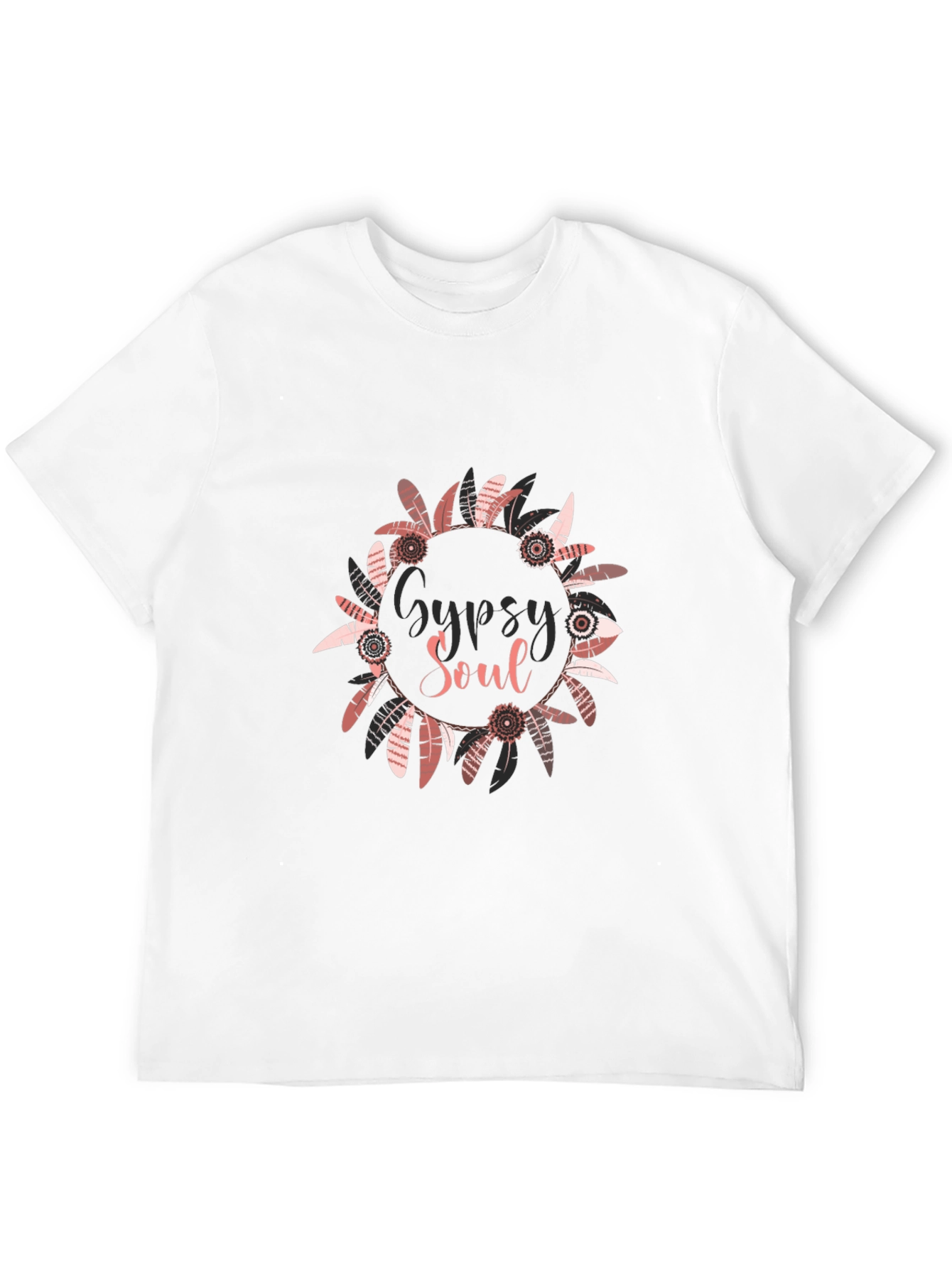 Gypsy Soul Graphic Print Black T-Shirt