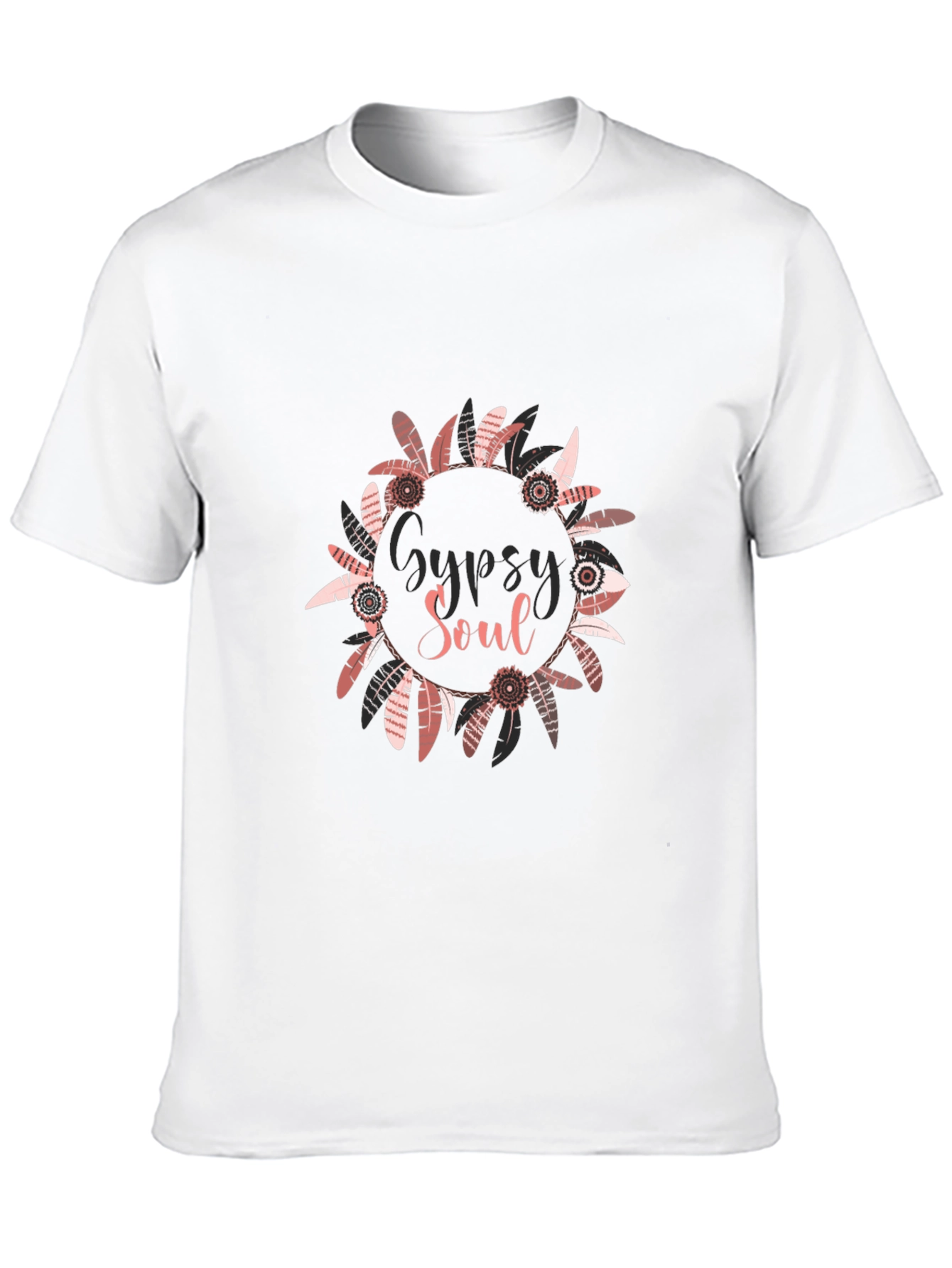 Gypsy Soul Graphic Print Black T-Shirt