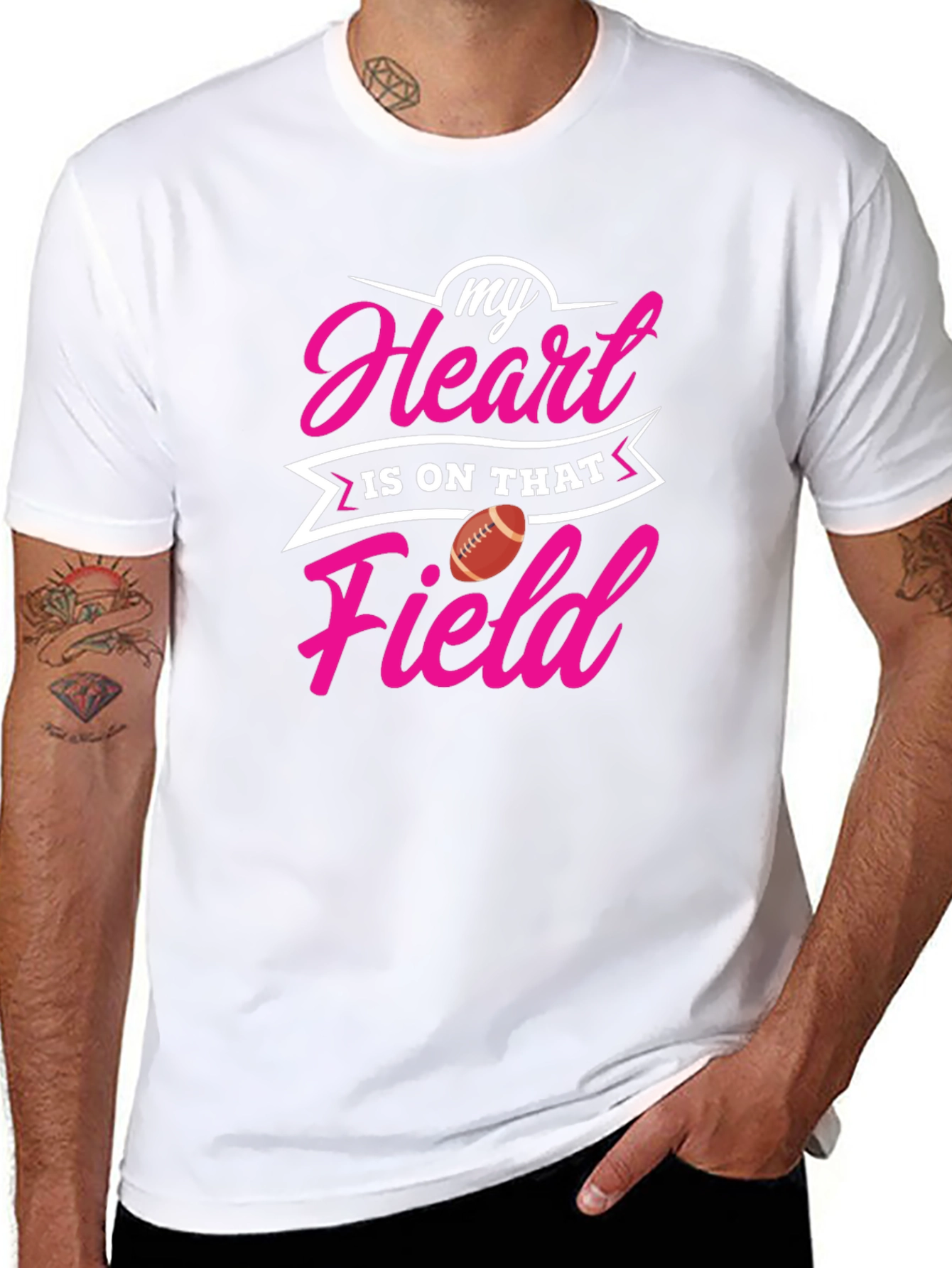 My Heart Is On That Field Graphic T-Shirt