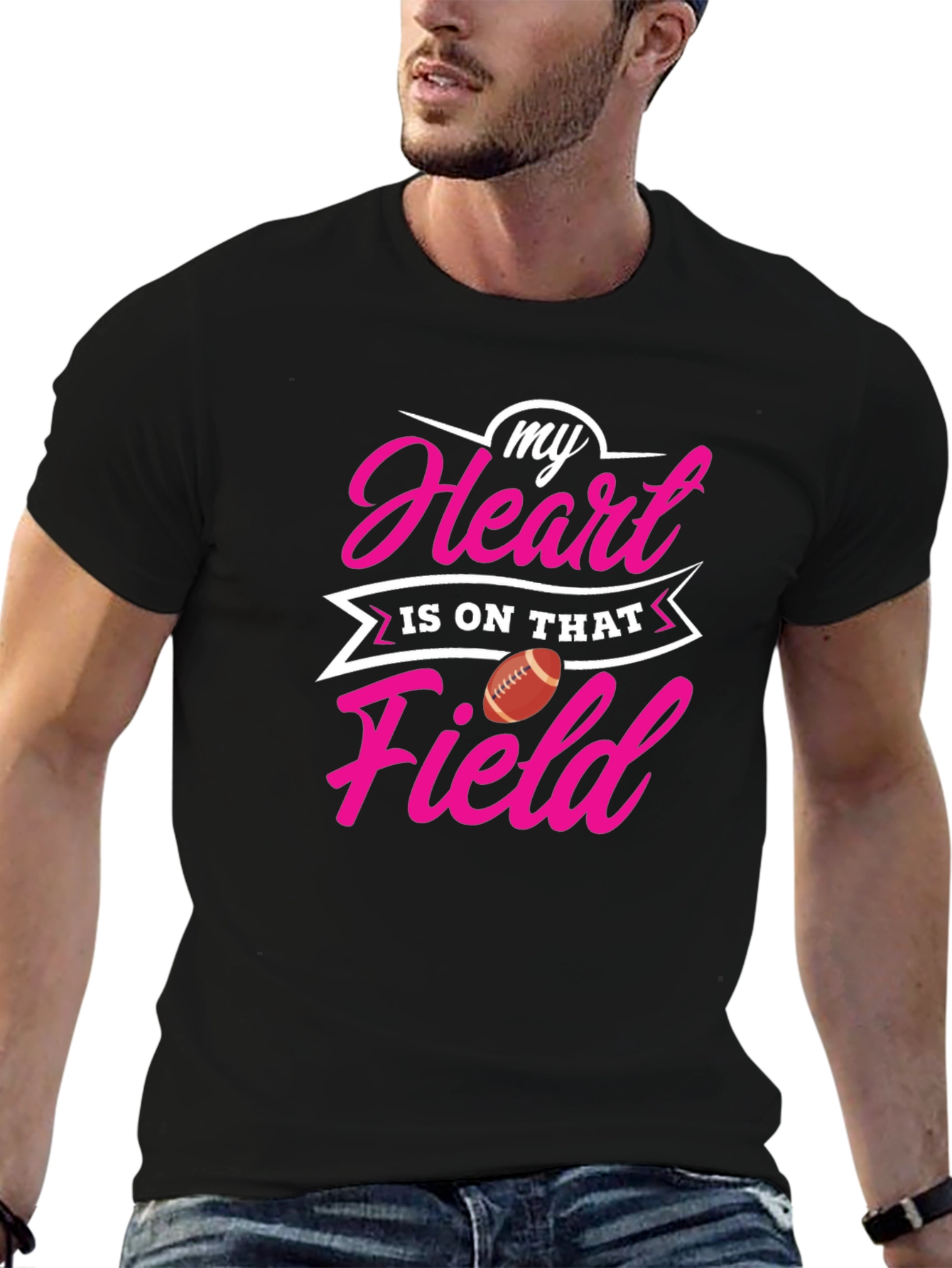 My Heart Is On That Field Graphic T-Shirt