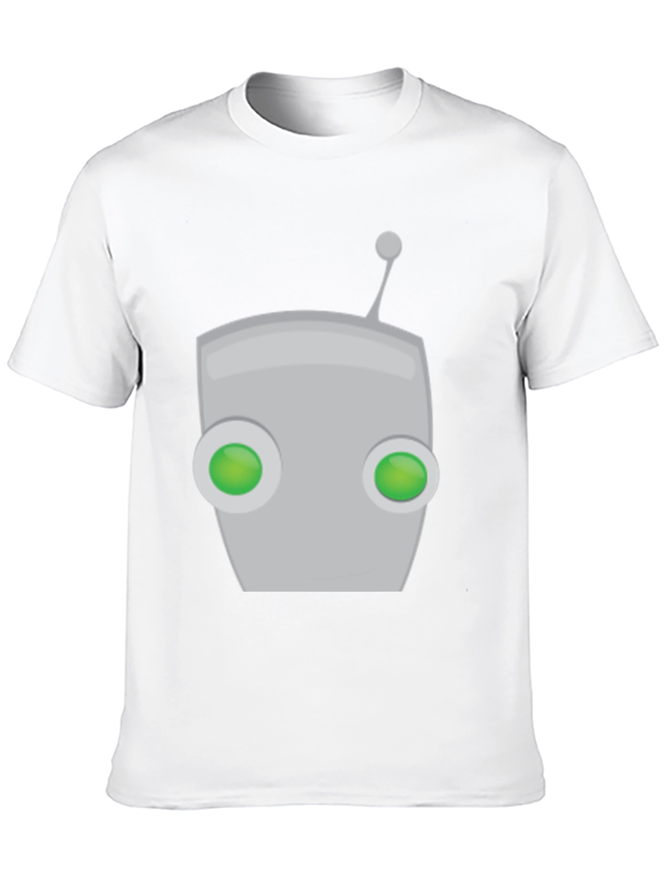 Mens Black Gir Robot Graphic Tee