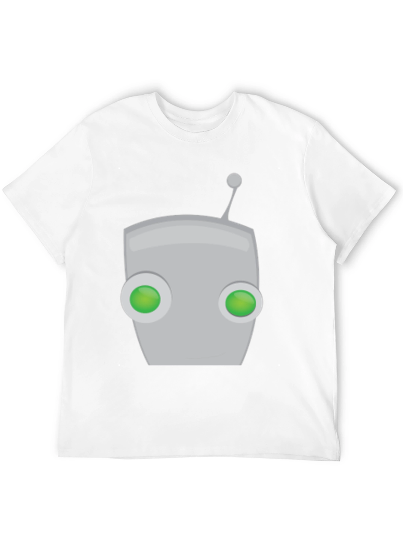Mens Black Gir Robot Graphic Tee
