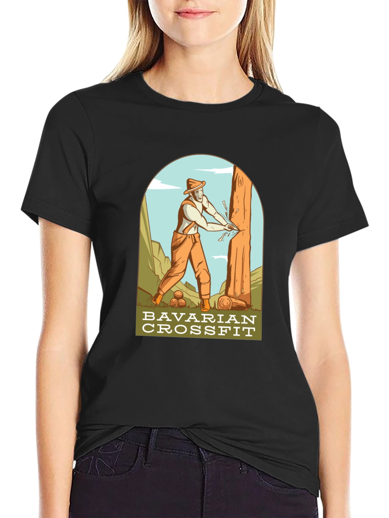 Bavarian CrossFit Graphic Tee - Lumberjack Strength