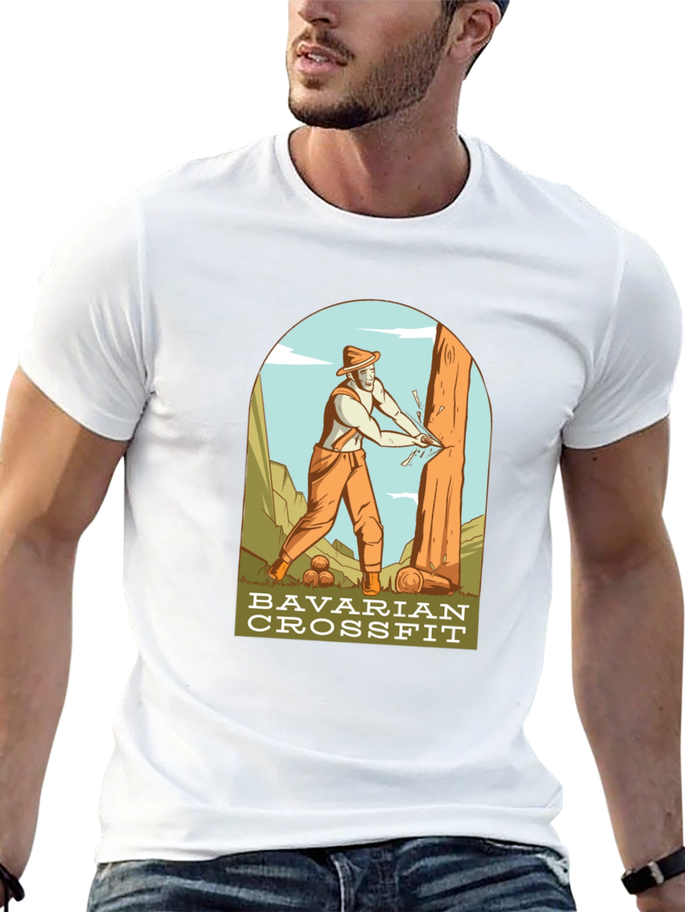 Bavarian CrossFit Graphic Tee - Lumberjack Strength
