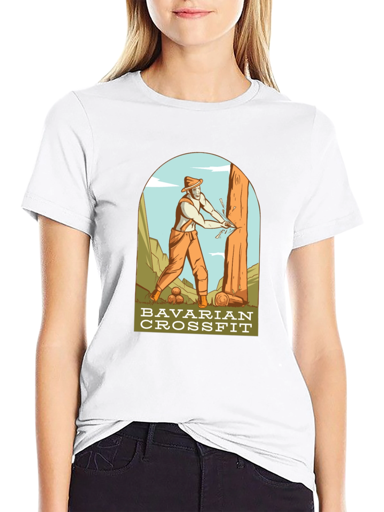 Bavarian CrossFit Graphic Tee - Lumberjack Strength