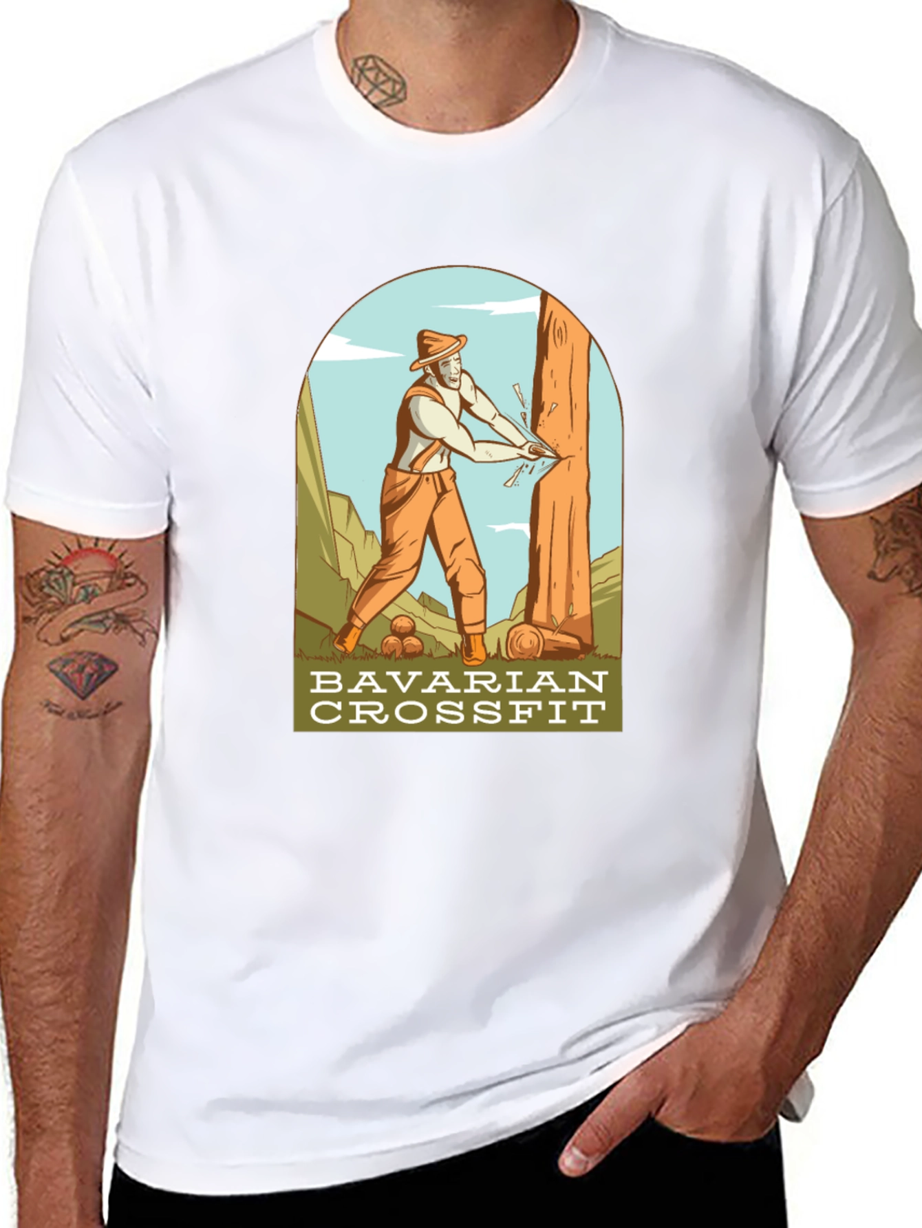 Bavarian CrossFit Graphic Tee - Lumberjack Strength