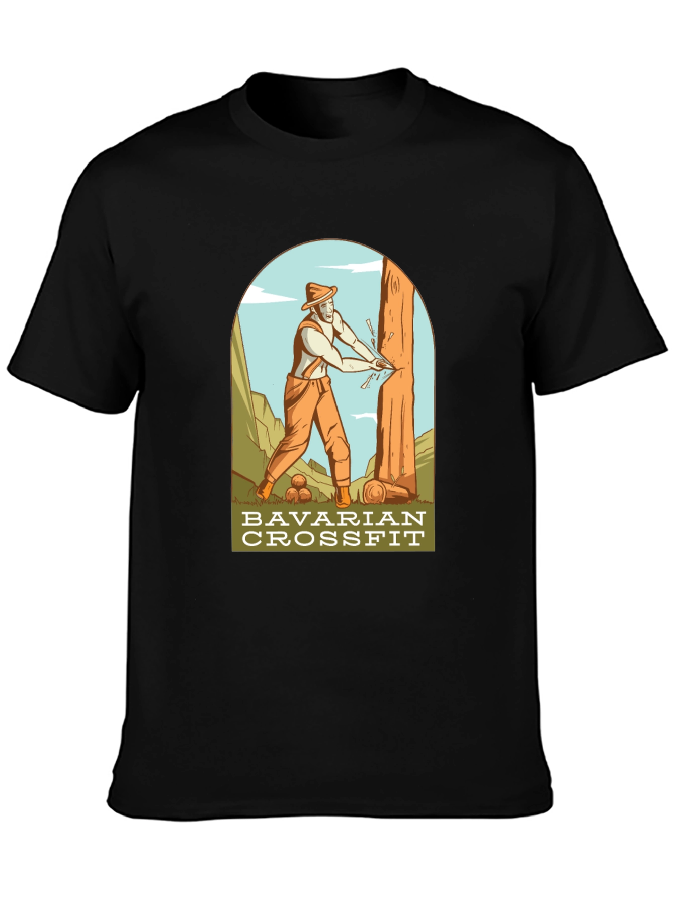 Bavarian CrossFit Graphic Tee - Lumberjack Strength