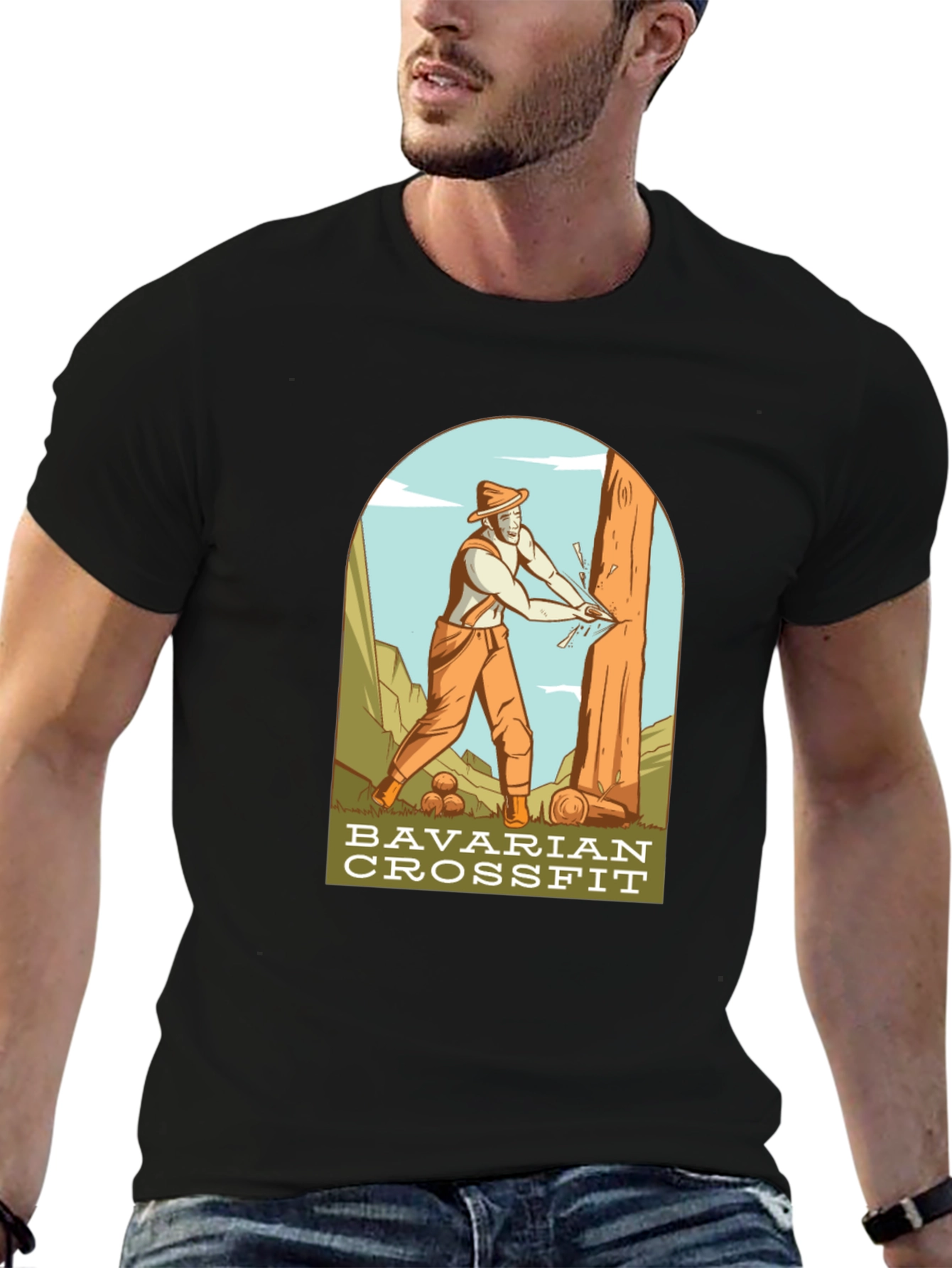 Bavarian CrossFit Graphic Tee - Lumberjack Strength