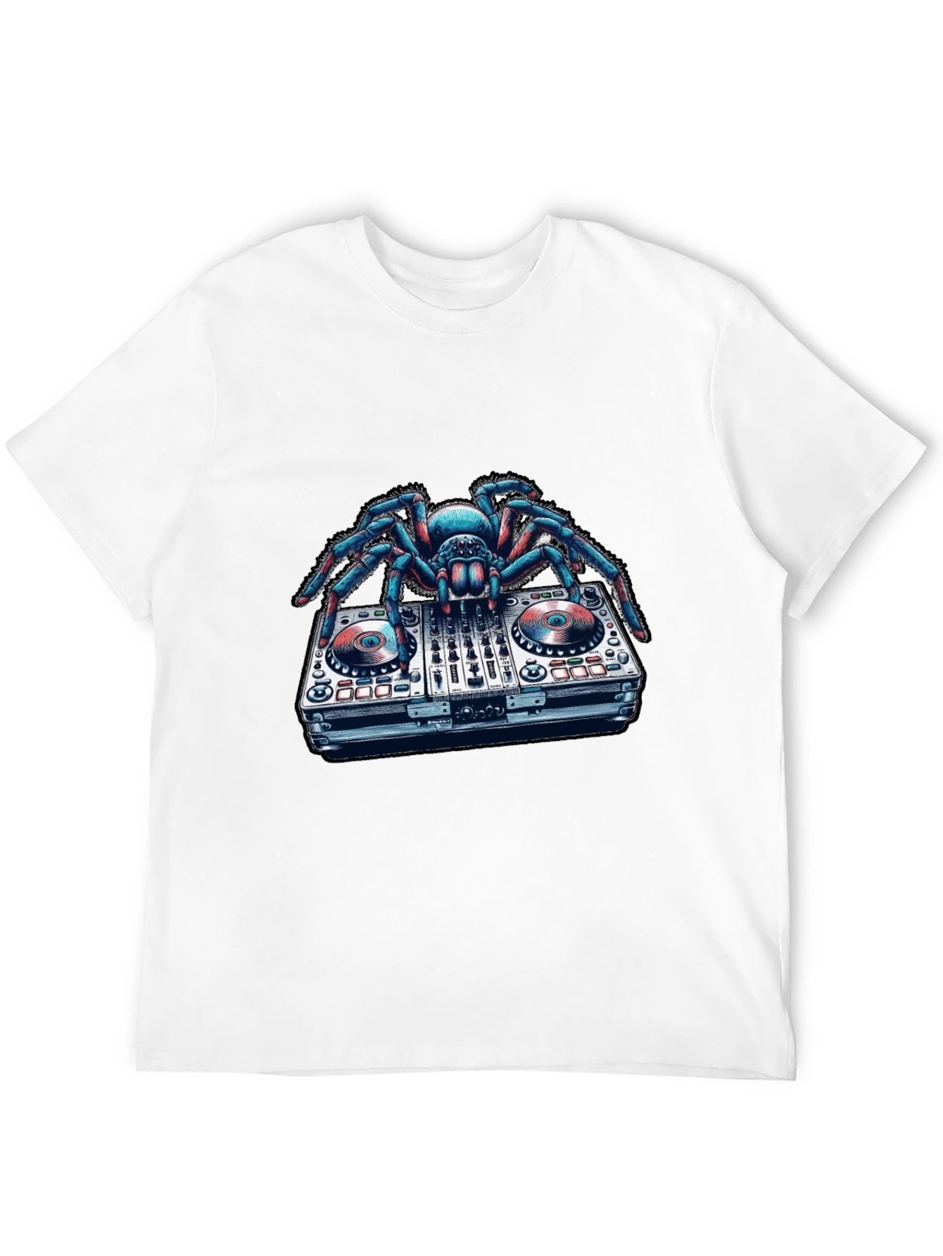 DJ Spider Graphic T-Shirt - Unique Music Lover Tee