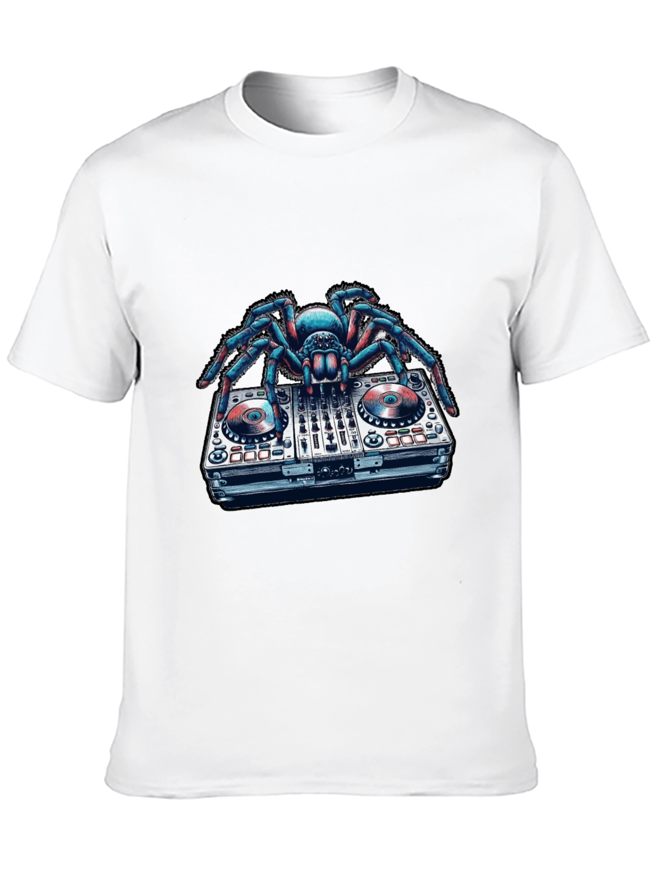 DJ Spider Graphic T-Shirt - Unique Music Lover Tee