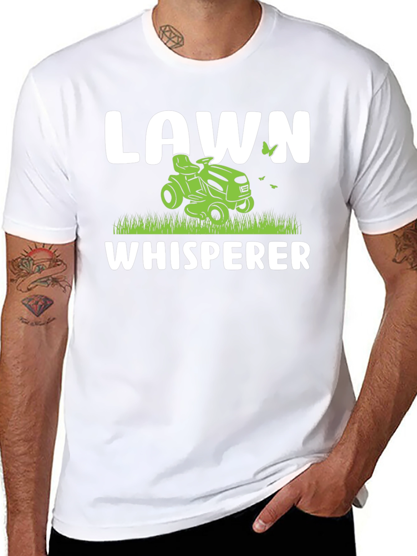 Lawn Whisperer Graphic Tee - Gardening Humor Shirt
