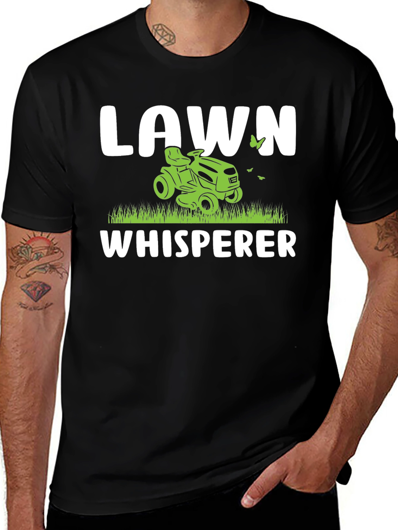 Lawn Whisperer Graphic Tee - Gardening Humor Shirt
