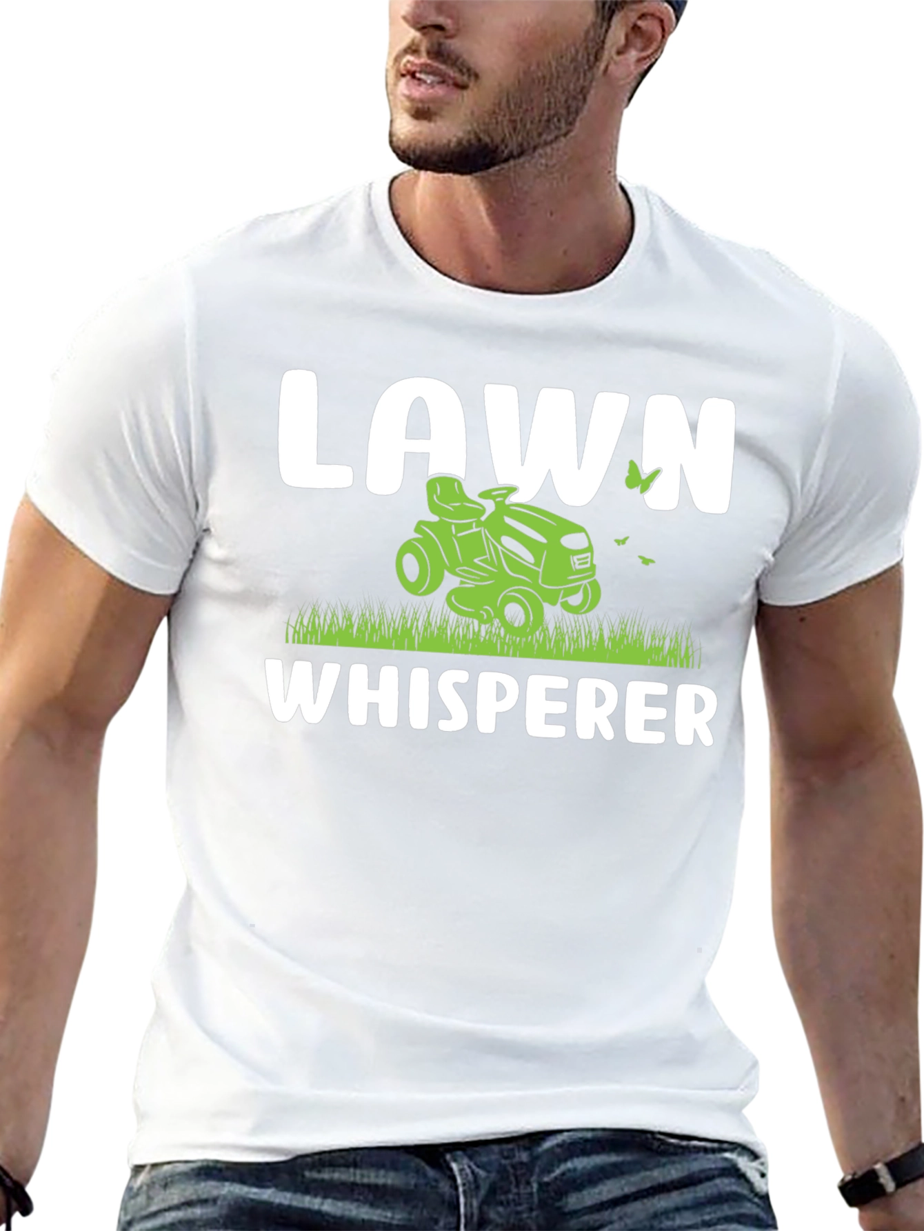 Lawn Whisperer Graphic Tee - Gardening Humor Shirt
