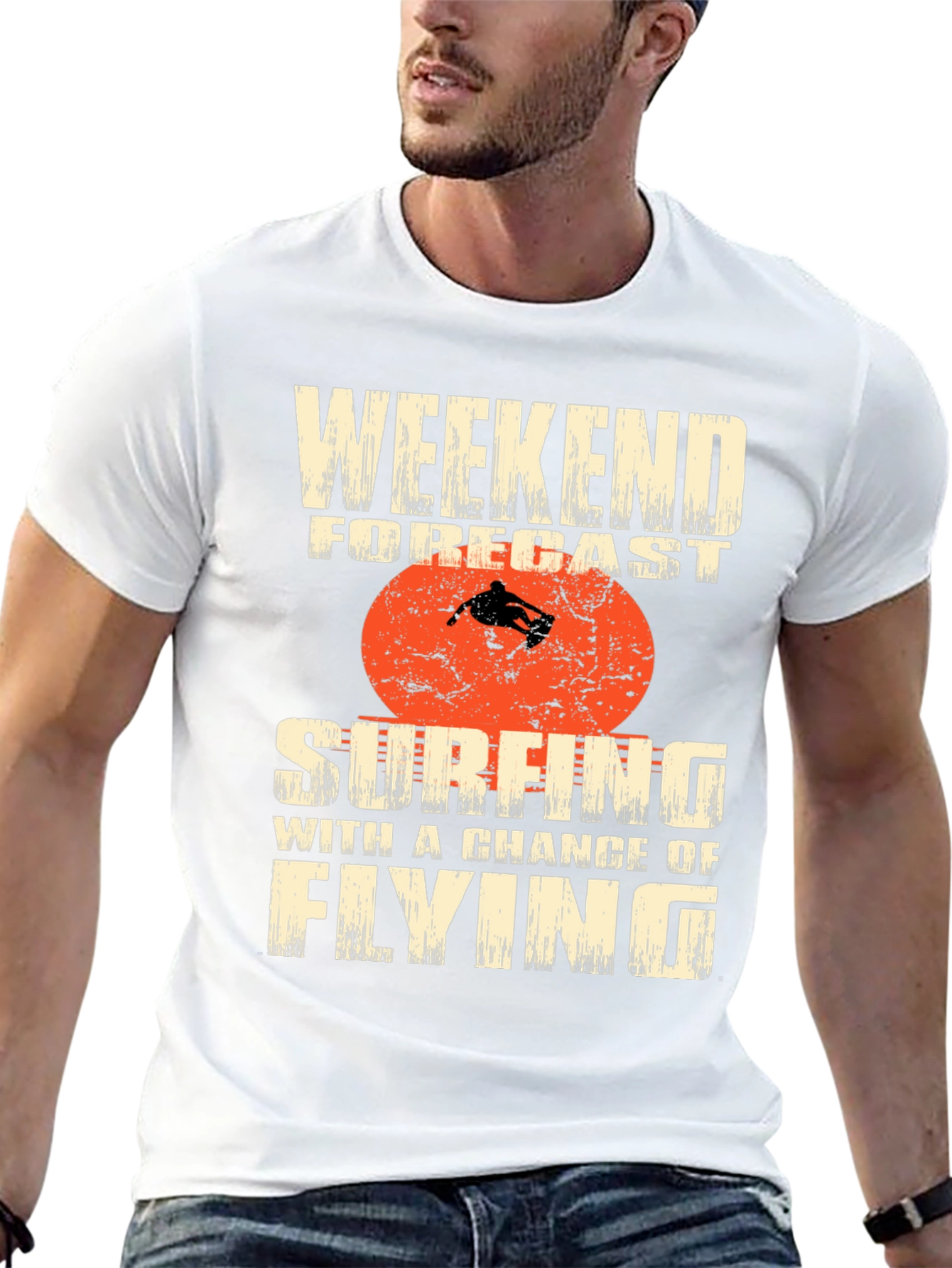 Weekend Surfing Forecast Graphic Tee