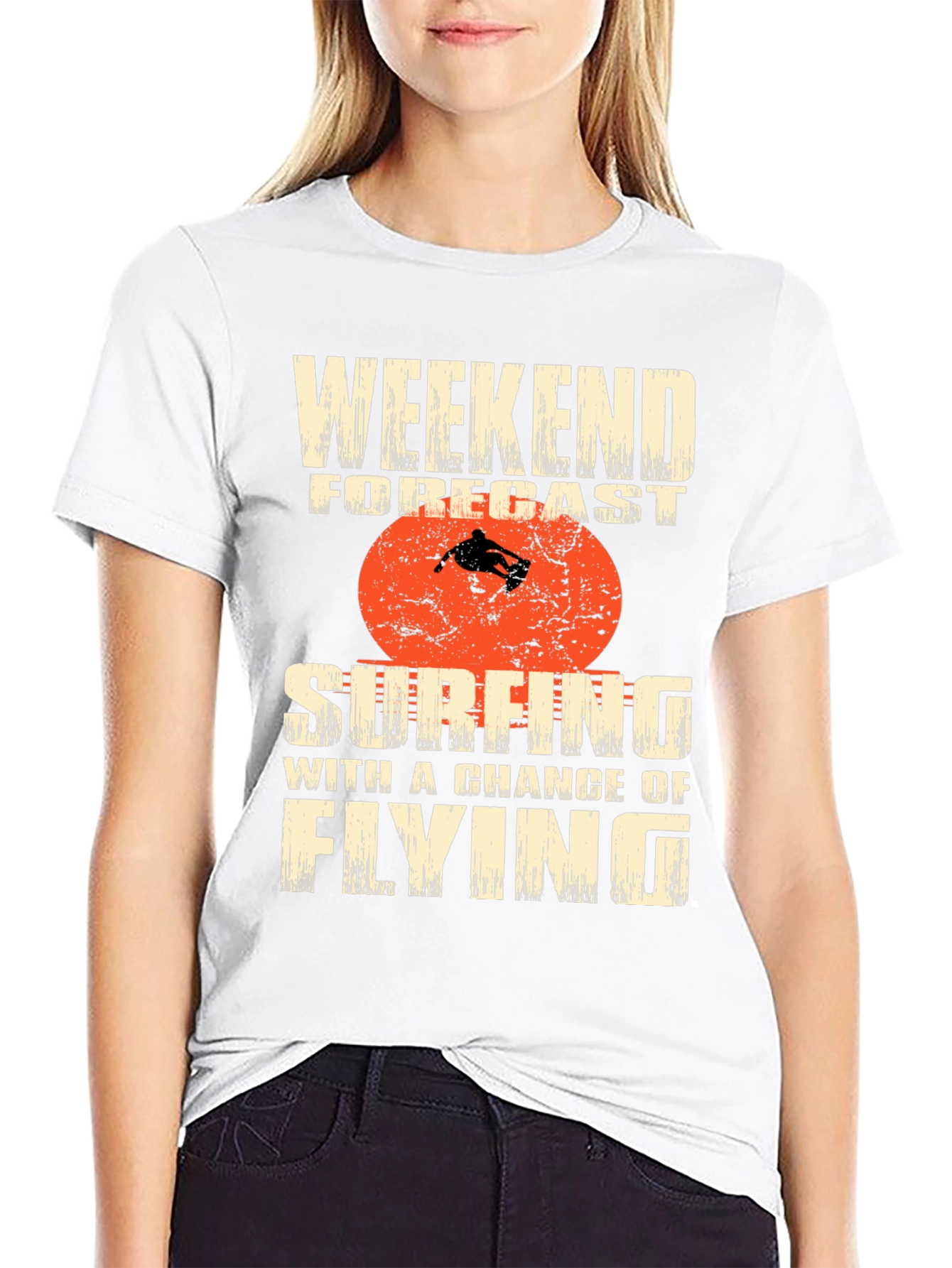 Weekend Surfing Forecast Graphic Tee