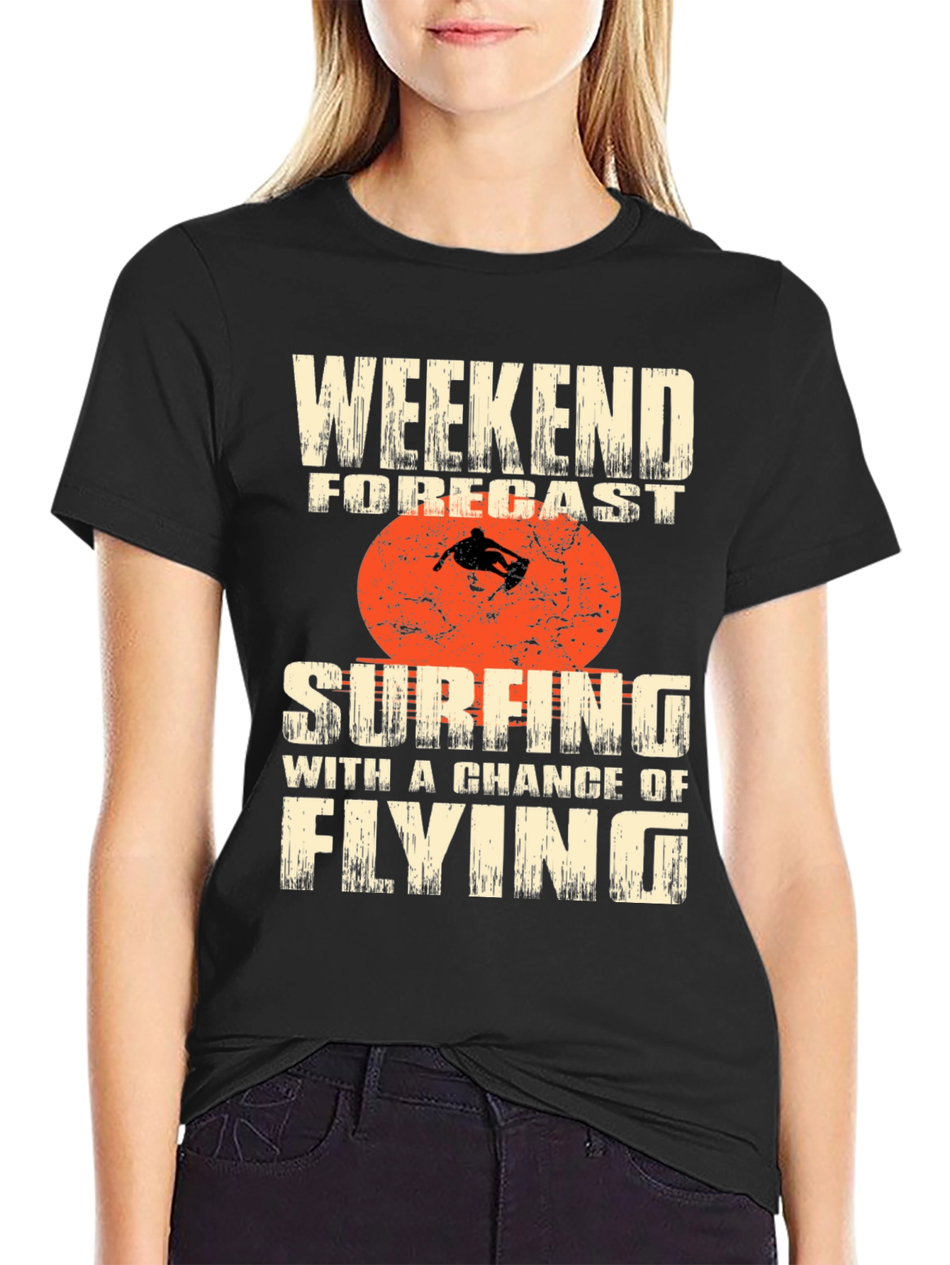 Weekend Surfing Forecast Graphic Tee