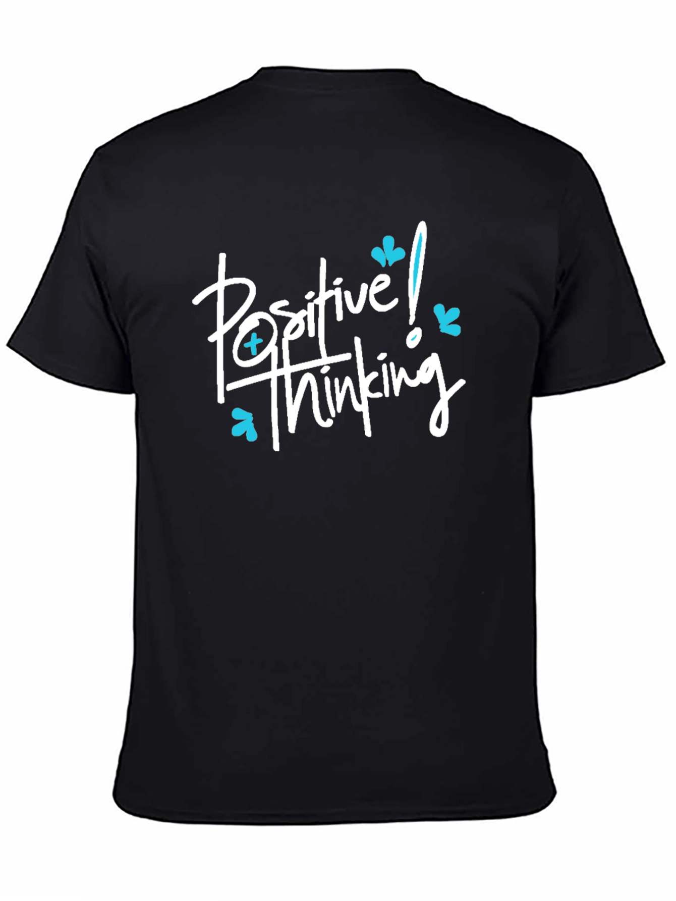 Positive Thinking Graphic Tee - Black