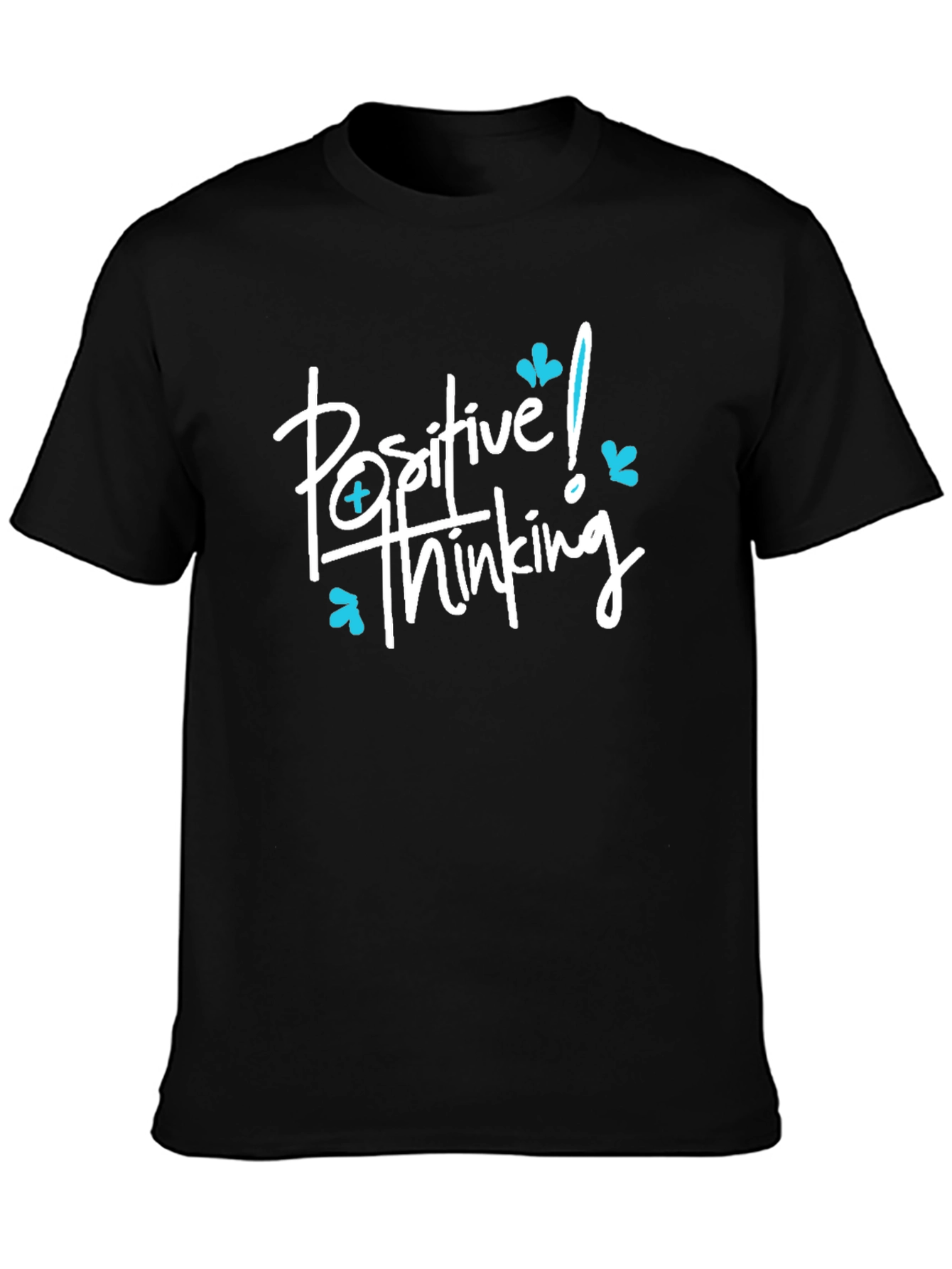 Positive Thinking Graphic Tee - Black