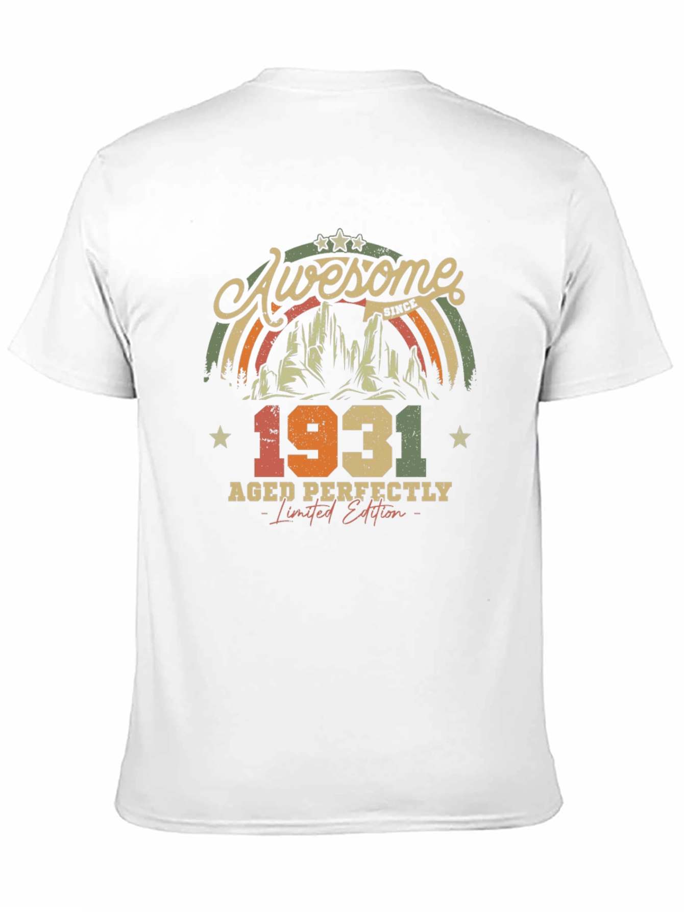 Awesome Since 1931 Limited Edition Aged Perfectly T-shirt
