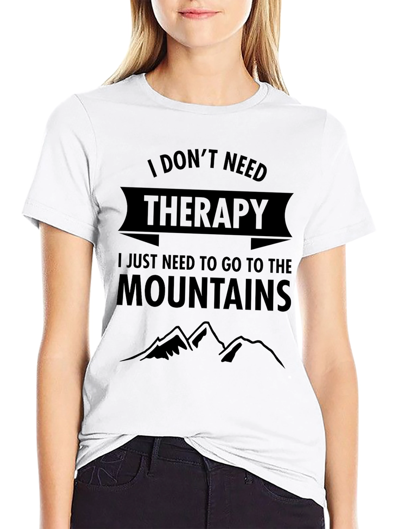 Mountain Therapy T-Shirt - Nature Lover Tee