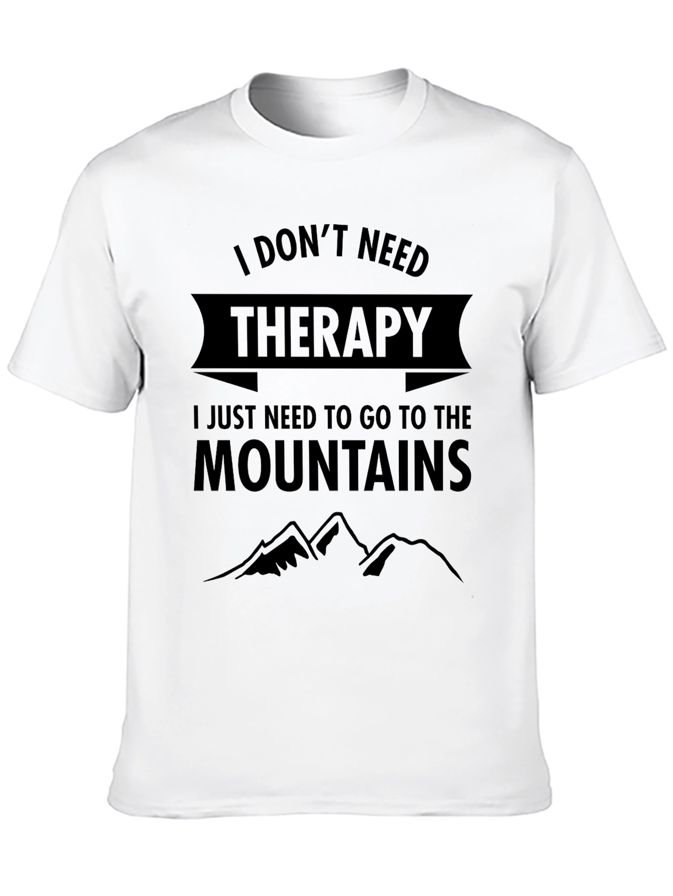 Mountain Therapy T-Shirt - Nature Lover Tee
