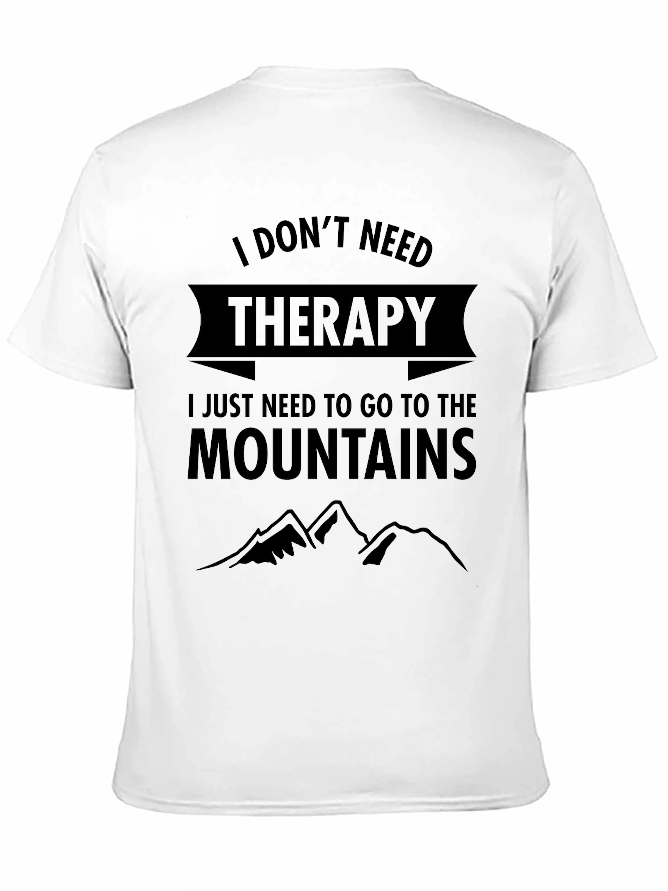 Mountain Therapy T-Shirt - Nature Lover Tee