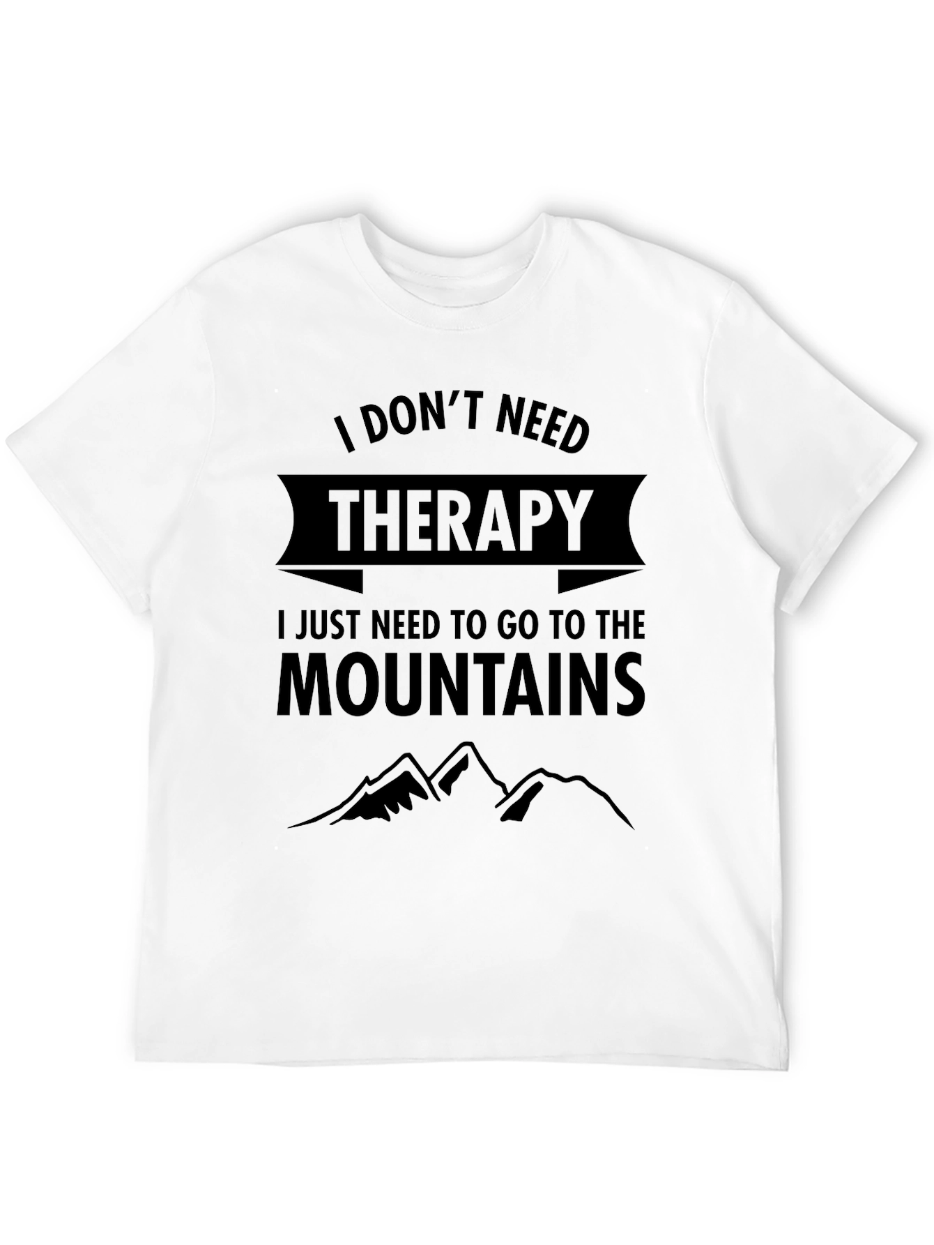 Mountain Therapy T-Shirt - Nature Lover Tee