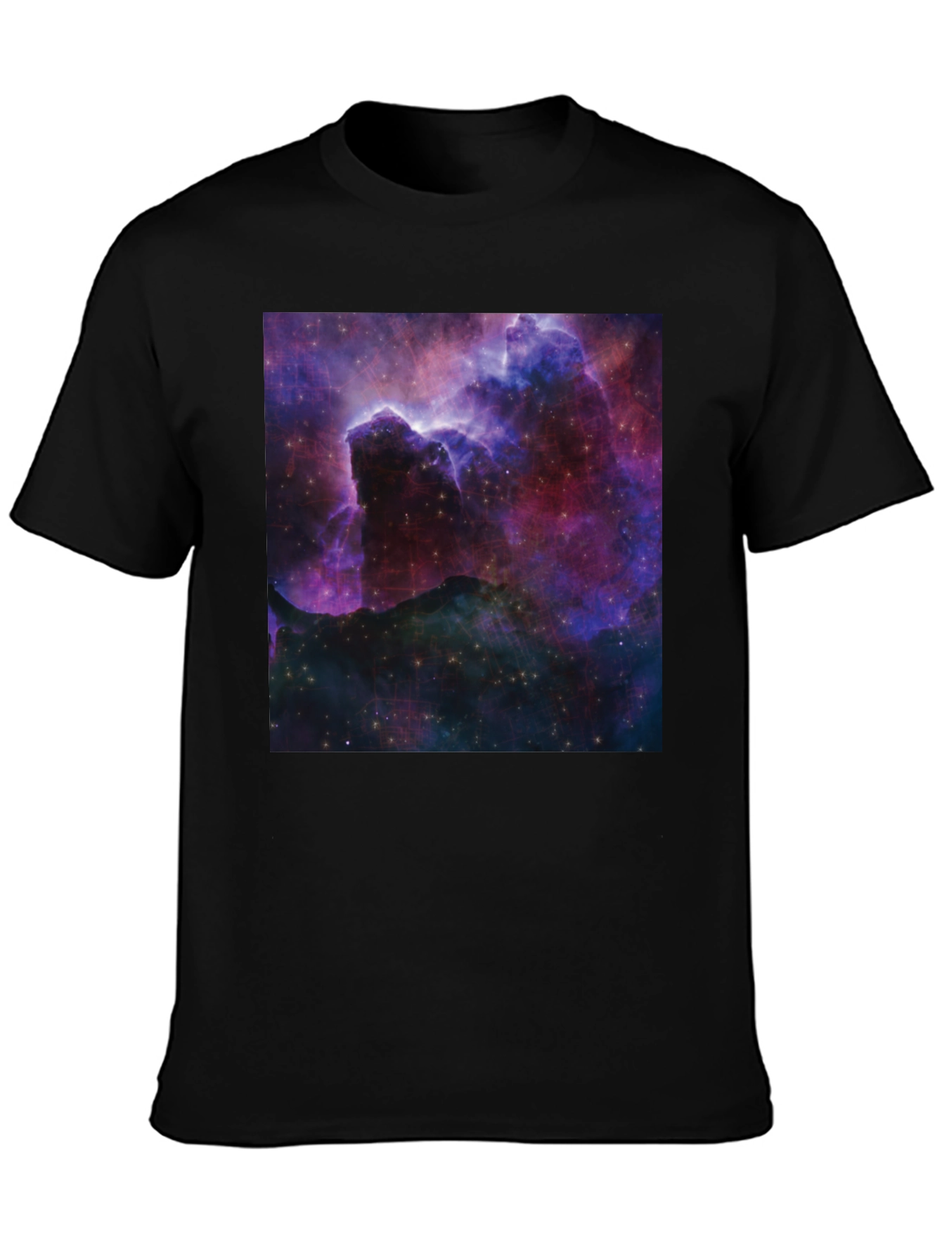 Nebula Graphic Black T-Shirt