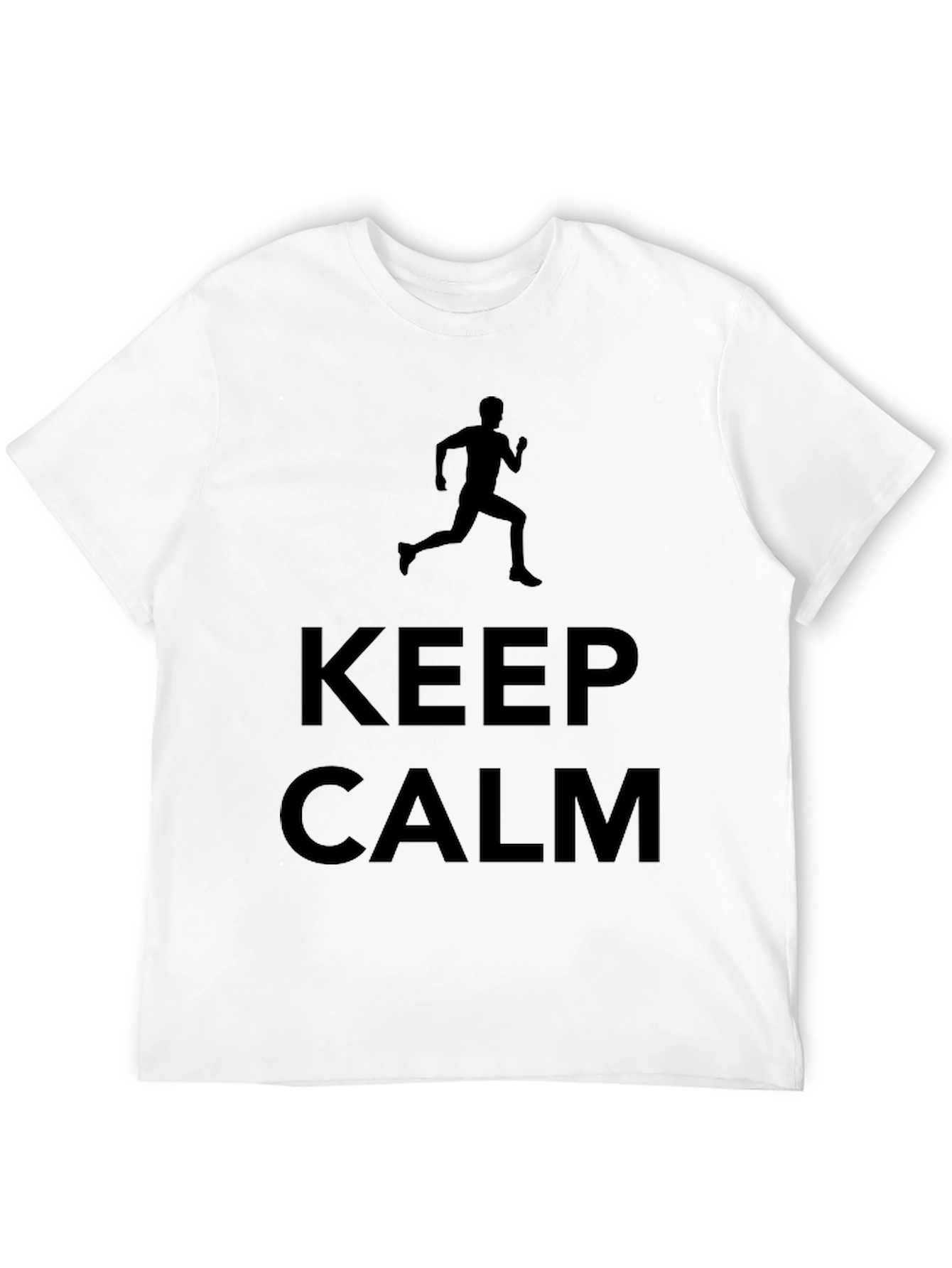 Keep Calm Runner T-Shirt | Cool Graphic Tee