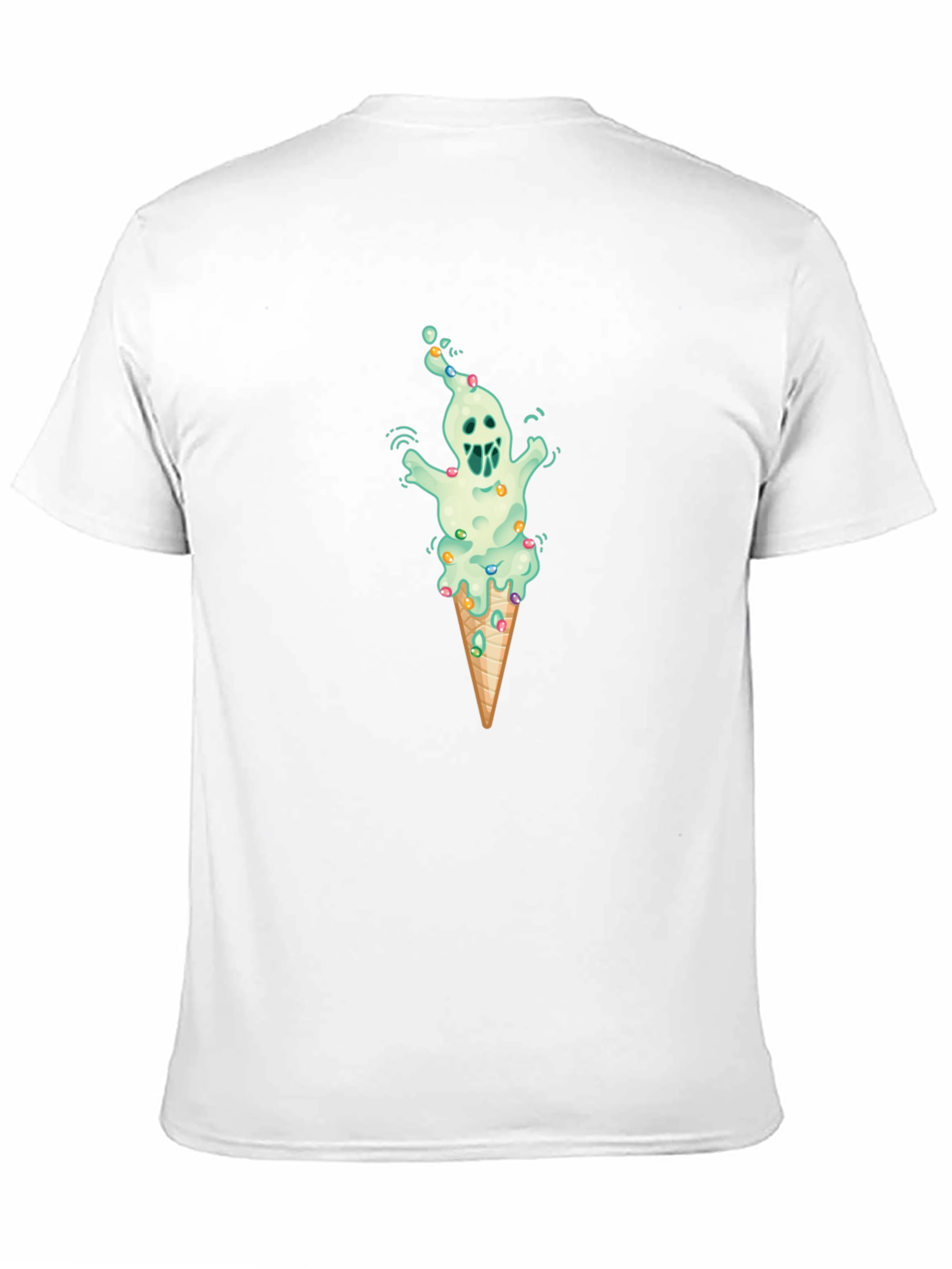 Ice Cream Ghost Graphic Tee