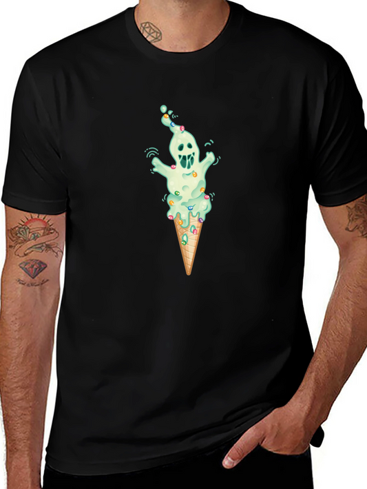 Ice Cream Ghost Graphic Tee