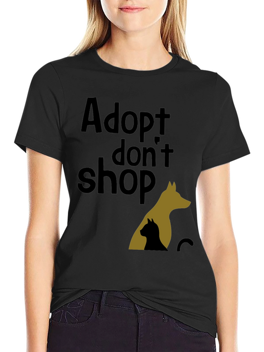 Adopt Dont Shop Tee - Animal Lover T-Shirt